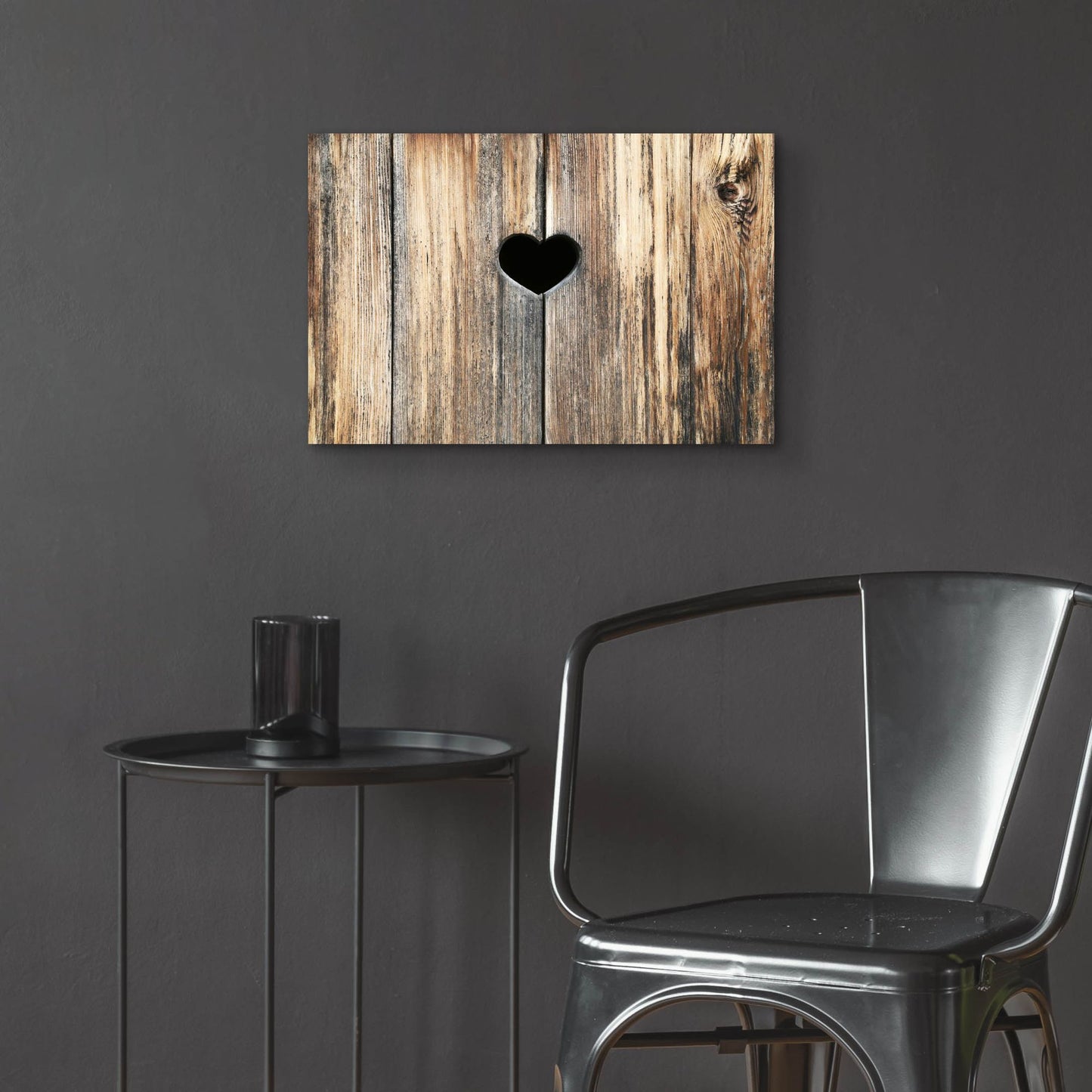 Epic Art ' Heart in Wood' by Brooke T. Ryan, Acrylic Glass Wall Art,24x16