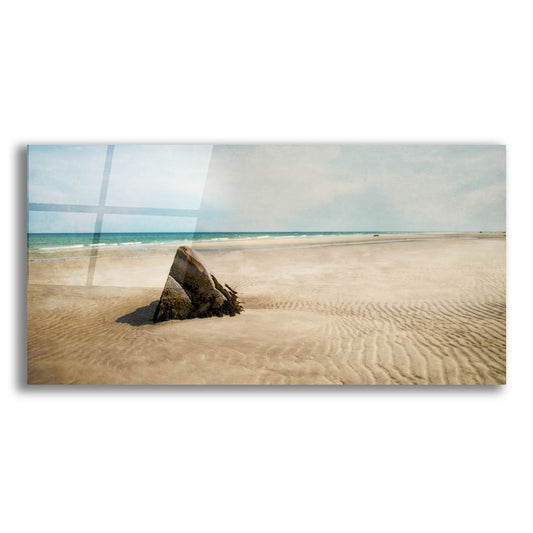 Epic Art ' Beach Boulder' by Brooke T. Ryan, Acrylic Glass Wall Art