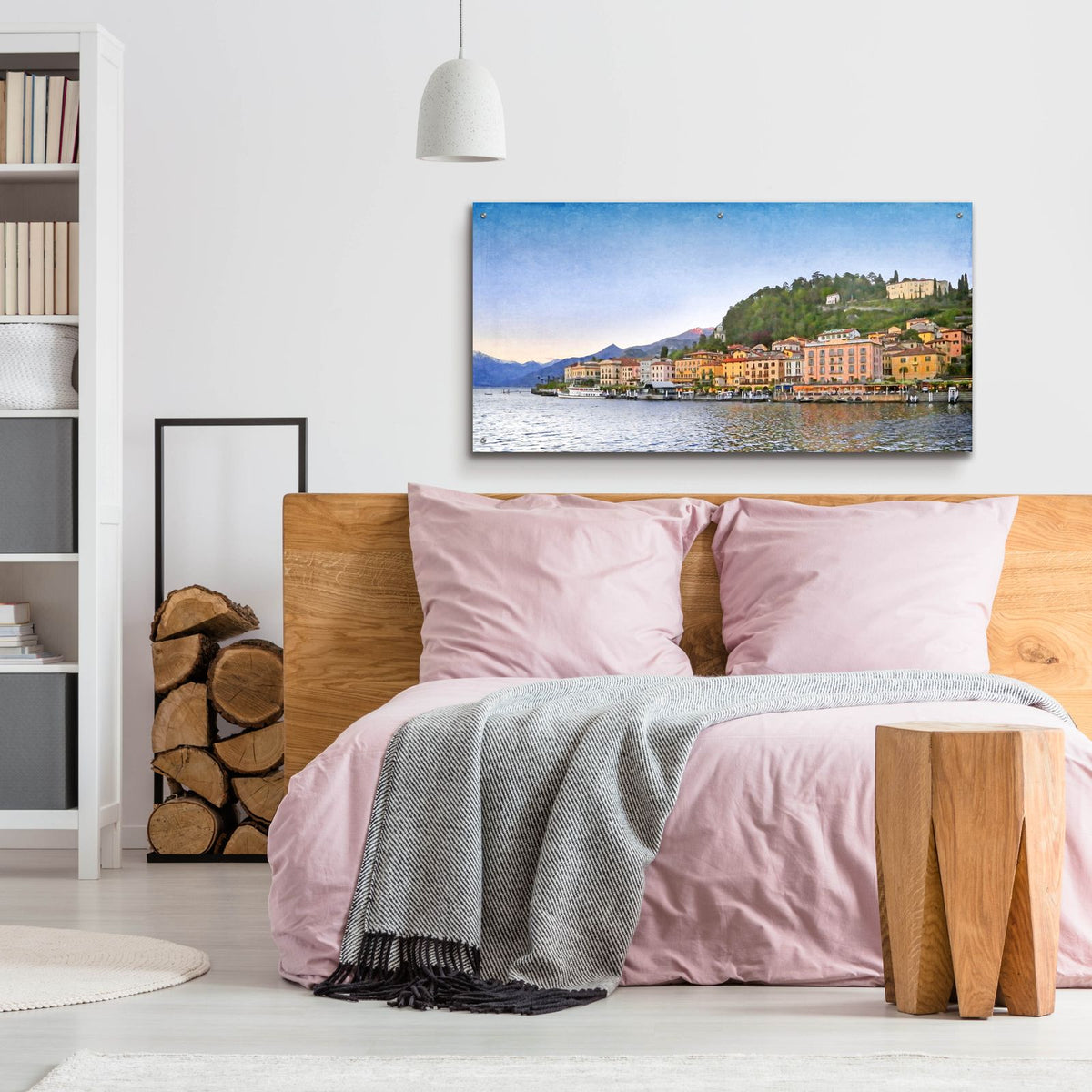 Epic Art ' Bellagio at Twilight' by Brooke T. Ryan, Acrylic Glass Wall Art,48x24