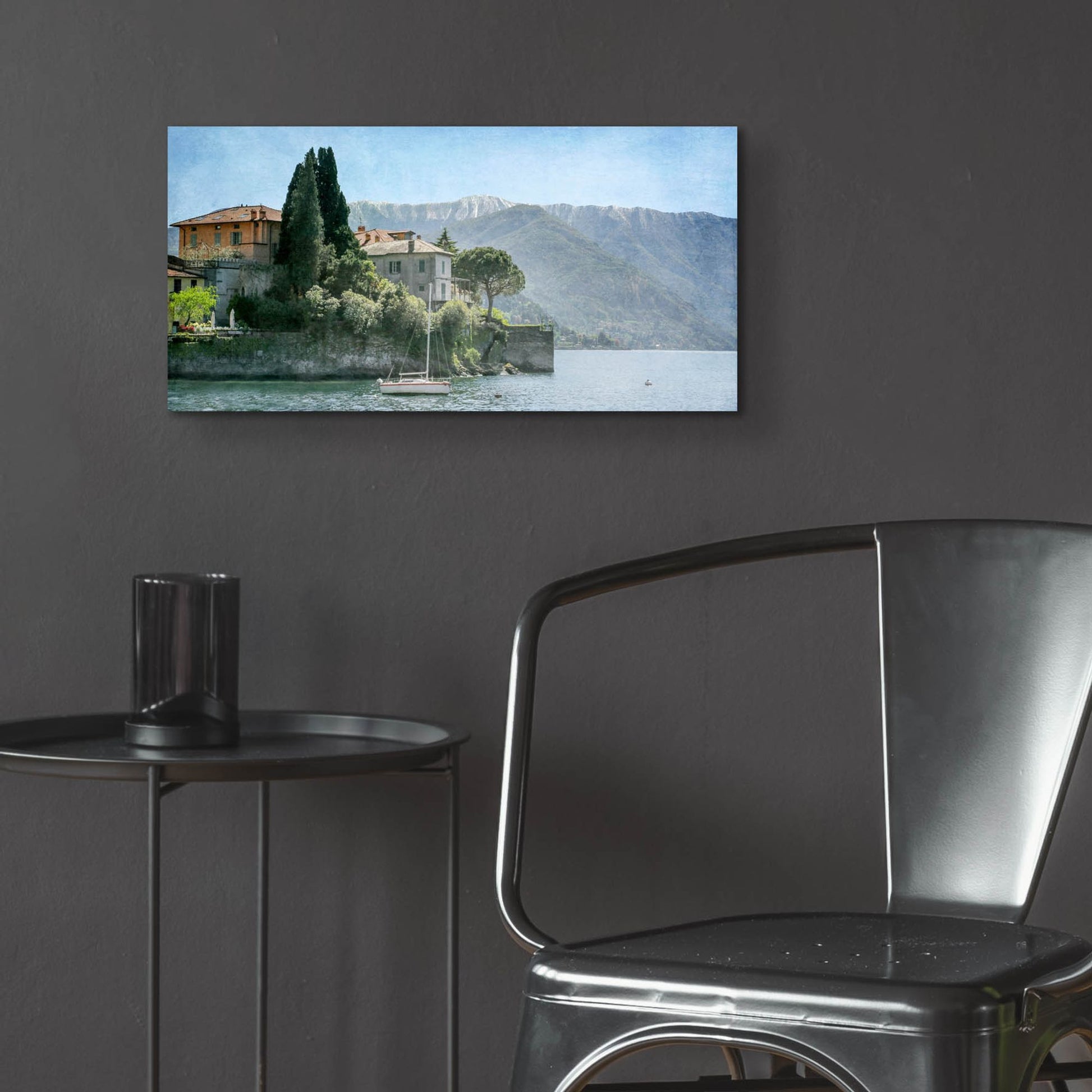 Epic Art ' Varenna Vista' by Brooke T. Ryan, Acrylic Glass Wall Art,24x12
