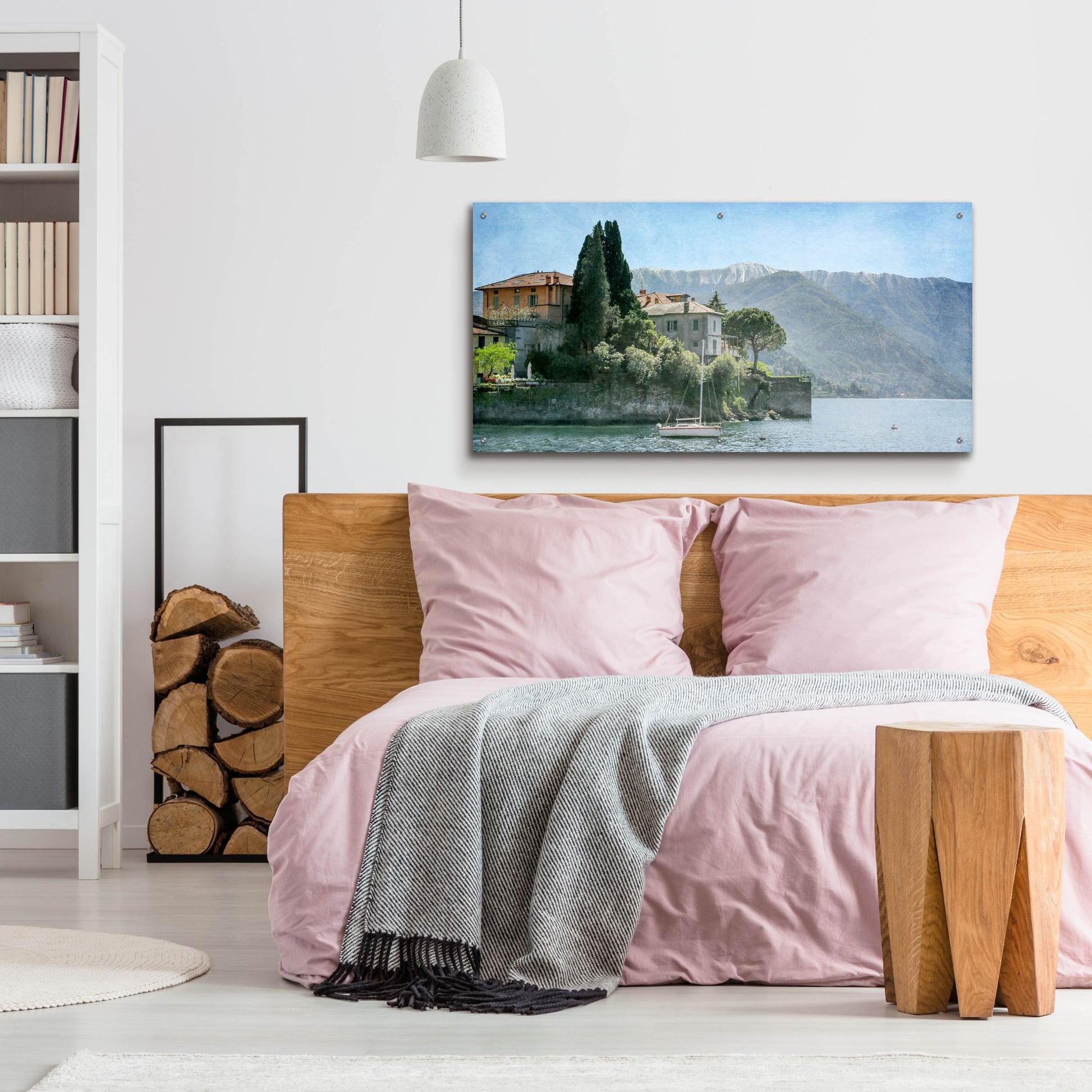 Epic Art ' Varenna Vista' by Brooke T. Ryan, Acrylic Glass Wall Art,48x24
