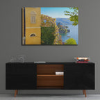 Varenna Vista 2 by Brooke T. Ryan - 36x24 acrylic wall art in a room
