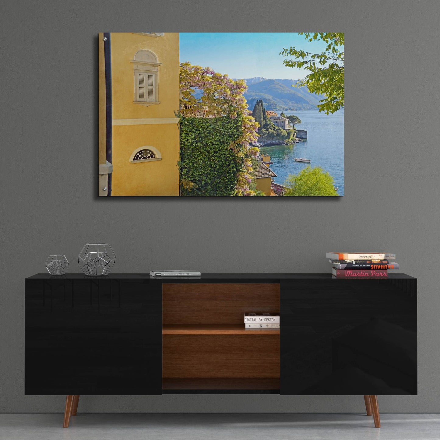 Epic Art ' Varenna Vista 2' by Brooke T. Ryan, Acrylic Glass Wall Art,36x24