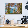 Wisteria and MountainsLago di Como by Brooke T. Ryan - 16x12 acrylic wall art in a room