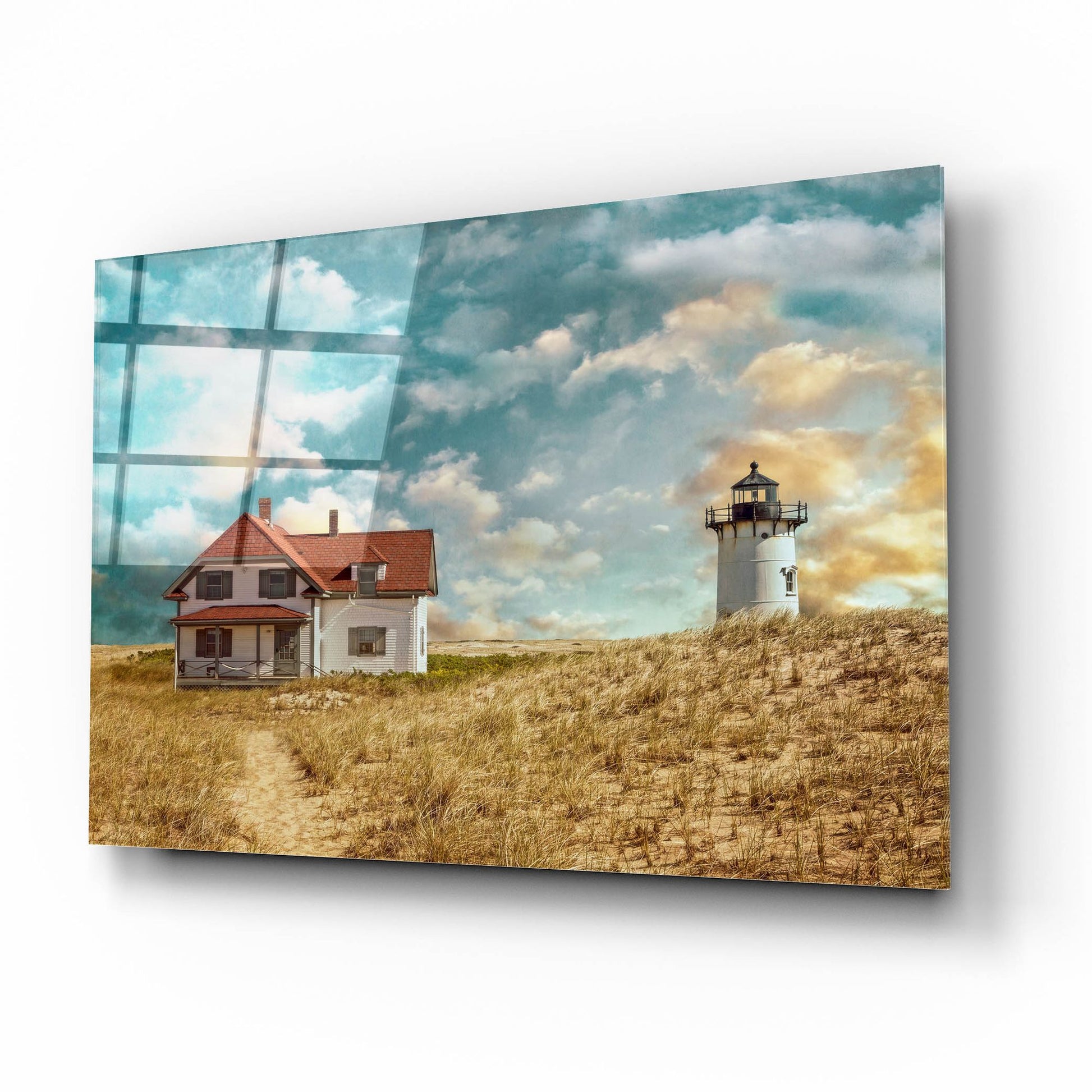 Epic Art ' Race Point Light' by Brooke T. Ryan, Acrylic Glass Wall Art,16x12