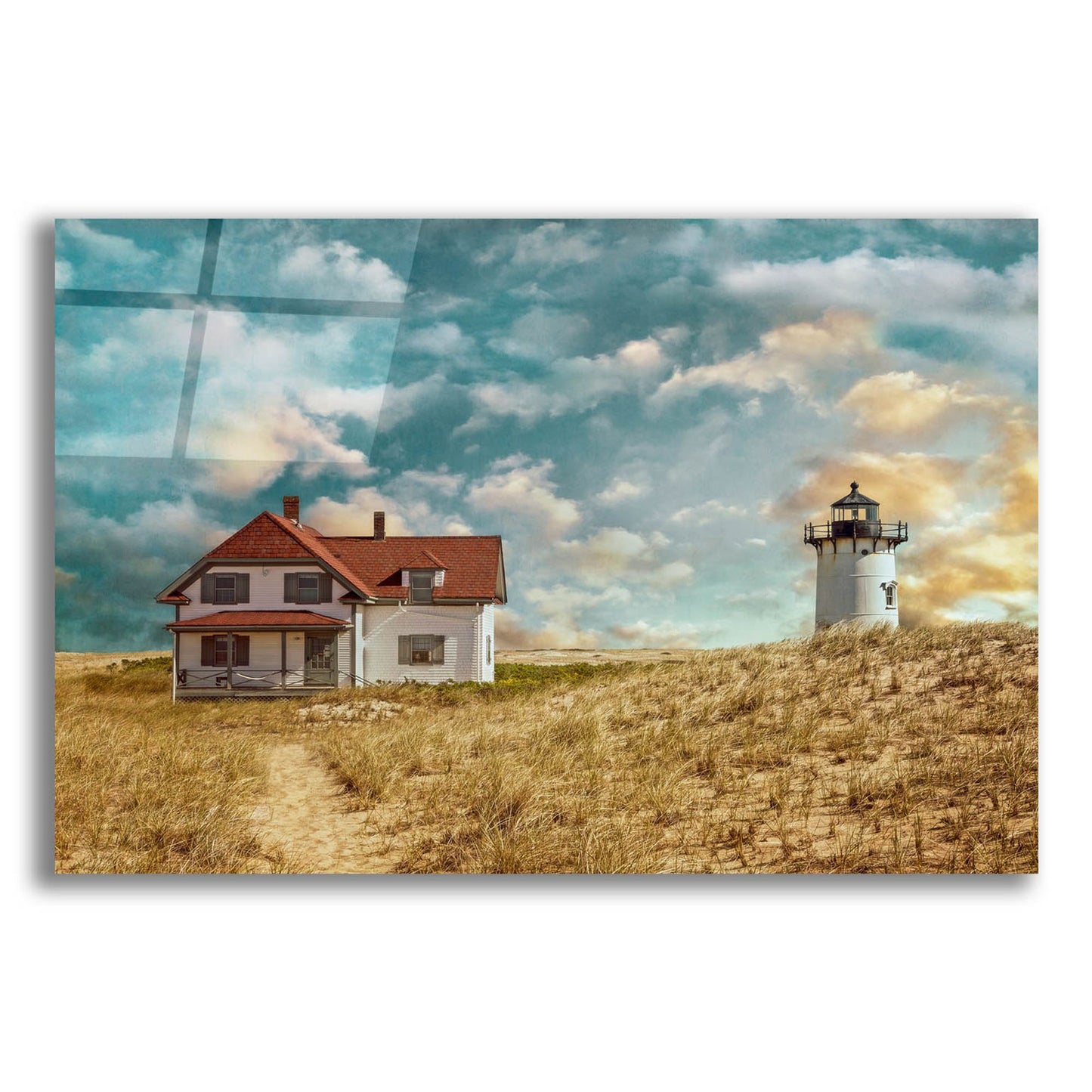 Epic Art ' Race Point Light' by Brooke T. Ryan, Acrylic Glass Wall Art,24x16