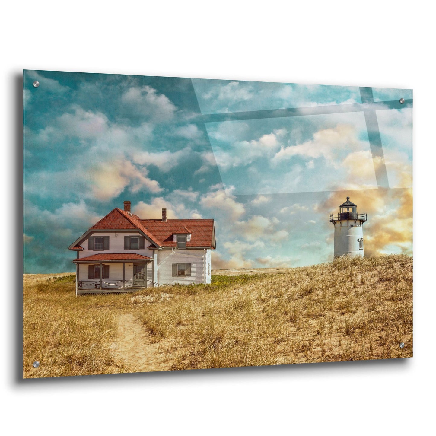 Epic Art ' Race Point Light' by Brooke T. Ryan, Acrylic Glass Wall Art,36x24