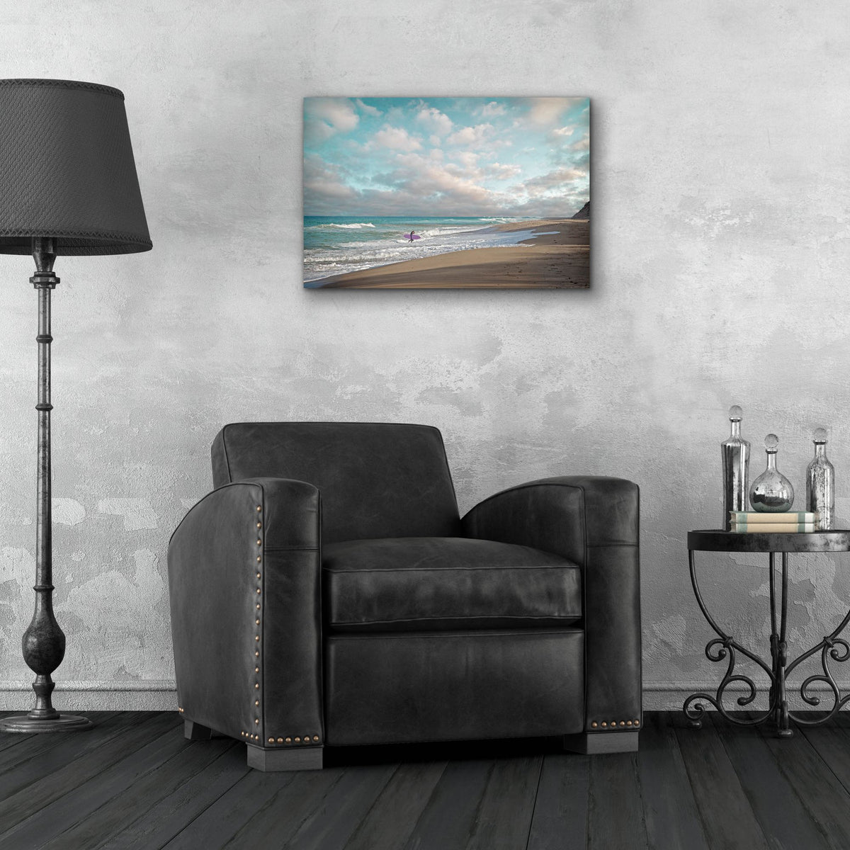 Epic Art ' Surfer' by Brooke T. Ryan, Acrylic Glass Wall Art,24x16