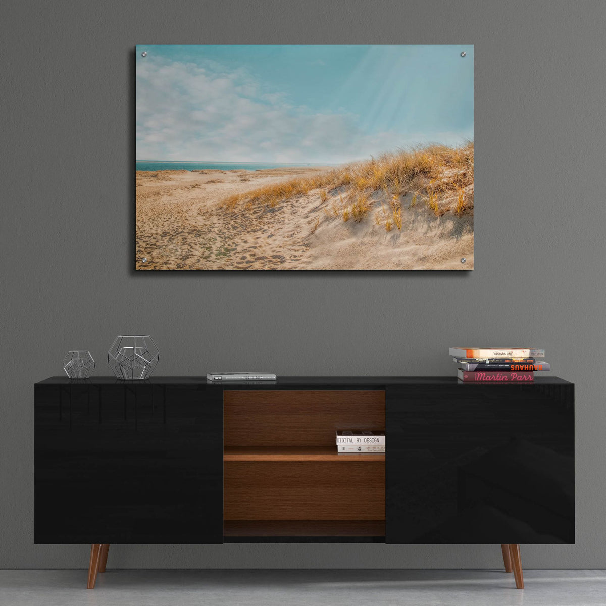 Epic Art ' Chatham Lighthouse Beach' by Brooke T. Ryan, Acrylic Glass Wall Art,36x24