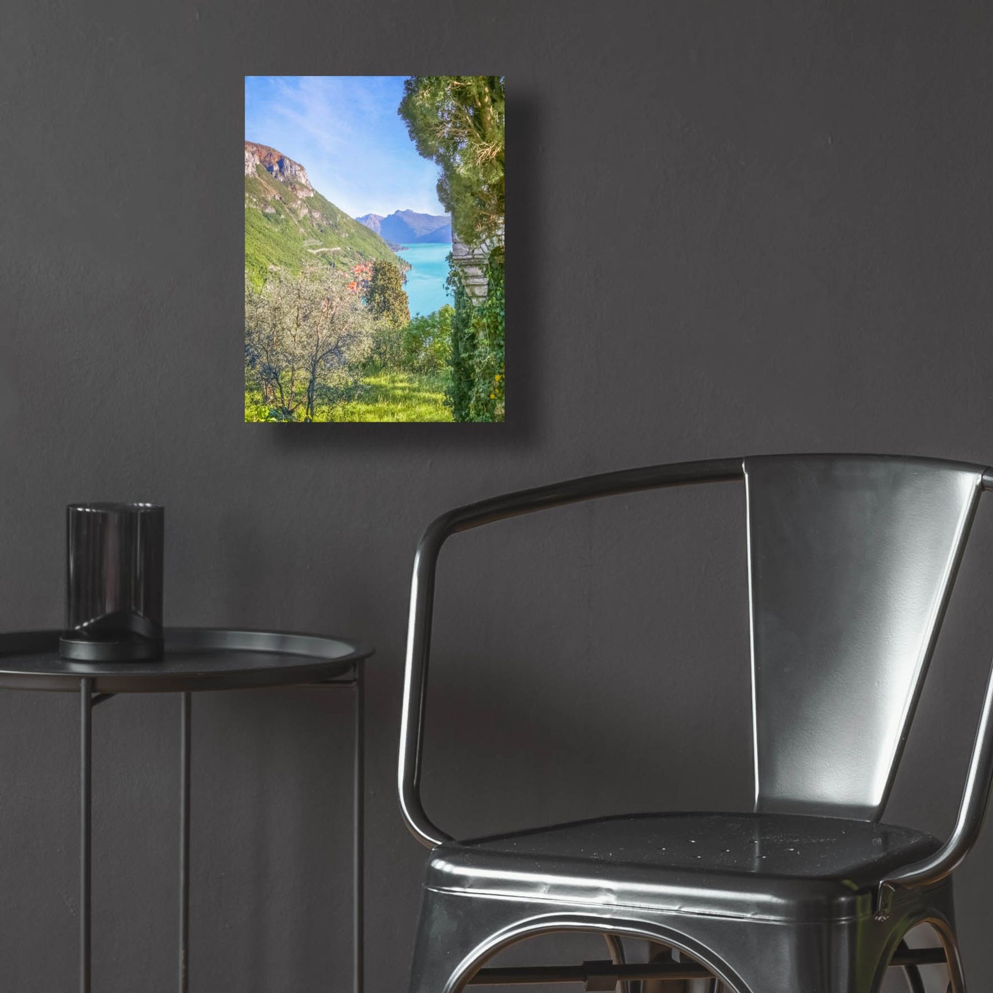 Epic Art ' Lago di Como View 1' by Brooke T. Ryan, Acrylic Glass Wall Art,12x16