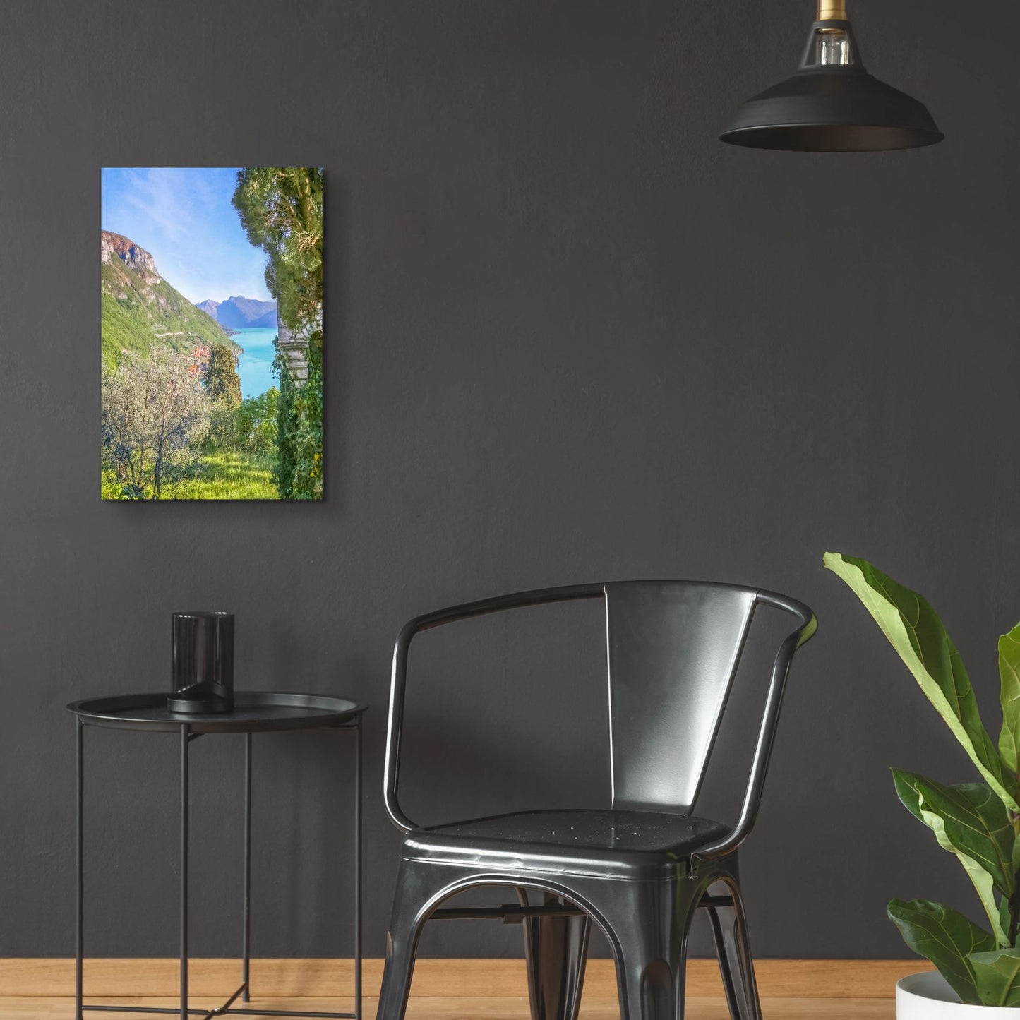 Epic Art ' Lago di Como View 1' by Brooke T. Ryan, Acrylic Glass Wall Art,16x24