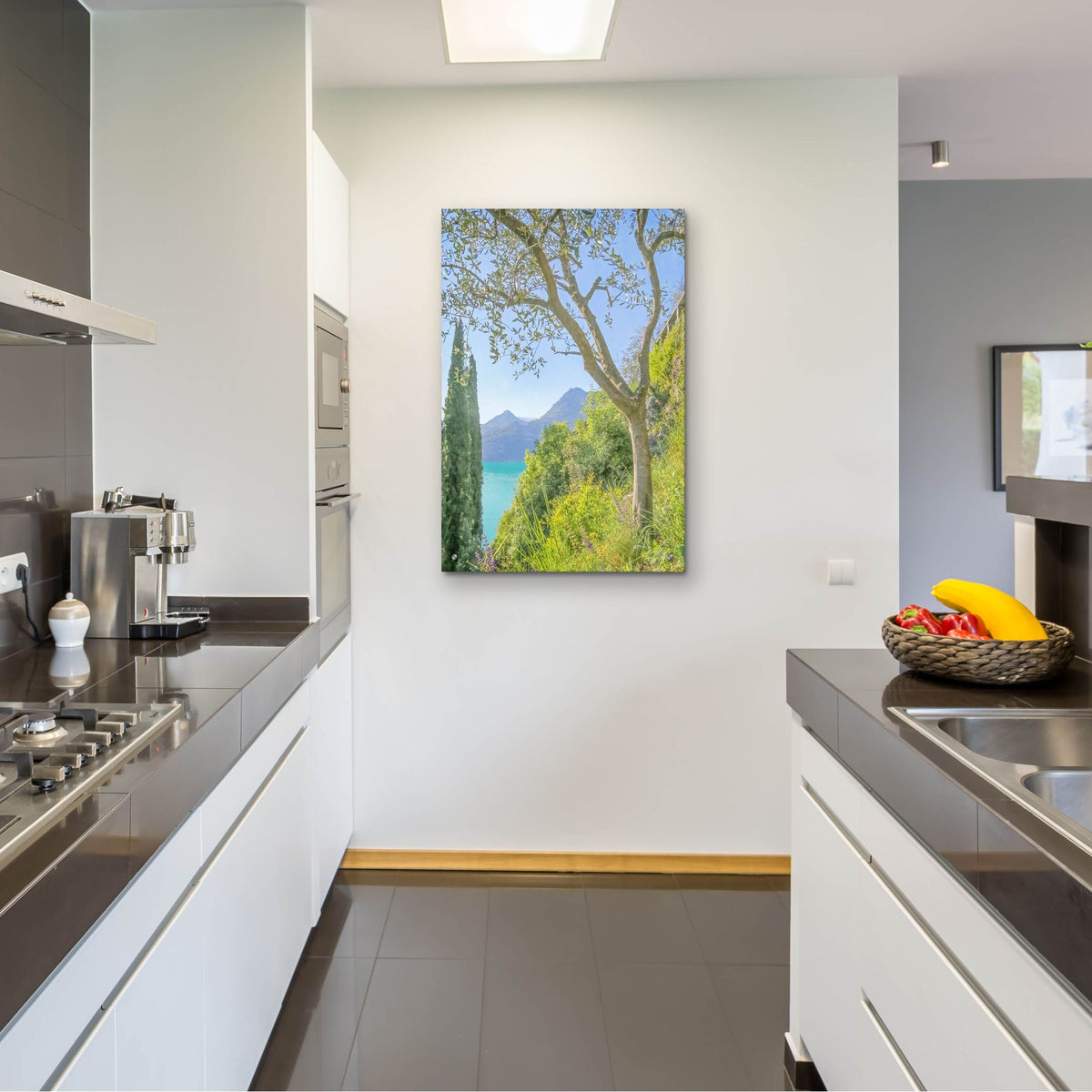 Epic Art ' Lago di Como View 2' by Brooke T. Ryan, Acrylic Glass Wall Art,24x36