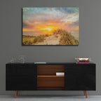 Sunset over The Dunes by Brooke T. Ryan - 36x24 acrylic wall art in a room