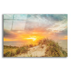 Sunset over The Dunes by Brooke T. Ryan acrylic glass wall art