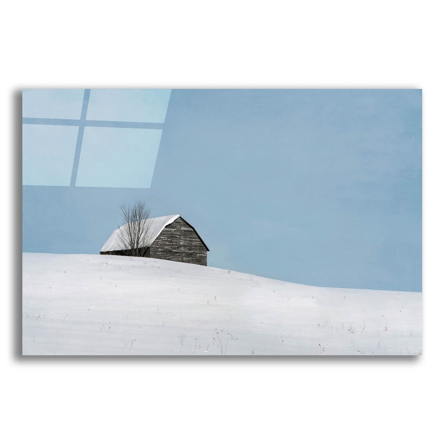 Epic Art ' Minimalist Barn' by Brooke T. Ryan, Acrylic Glass Wall Art