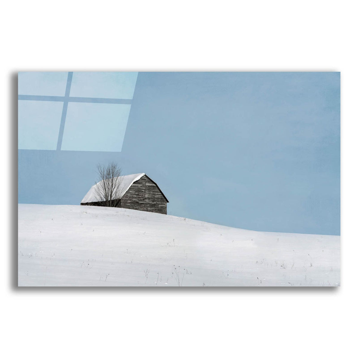 Epic Art ' Minimalist Barn' by Brooke T. Ryan, Acrylic Glass Wall Art