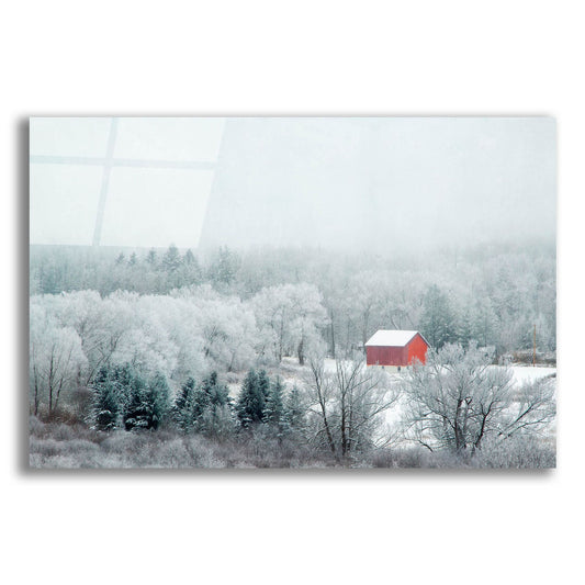 Epic Art ' Red Barn' by Brooke T. Ryan, Acrylic Glass Wall Art