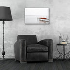 Epic Art ' Red Canoe' by Brooke T. Ryan, Acrylic Glass Wall Art,24x16