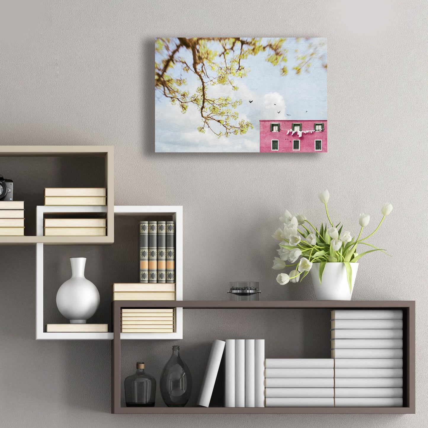 Epic Art ' Spring in Italy' by Brooke T. Ryan, Acrylic Glass Wall Art,24x16