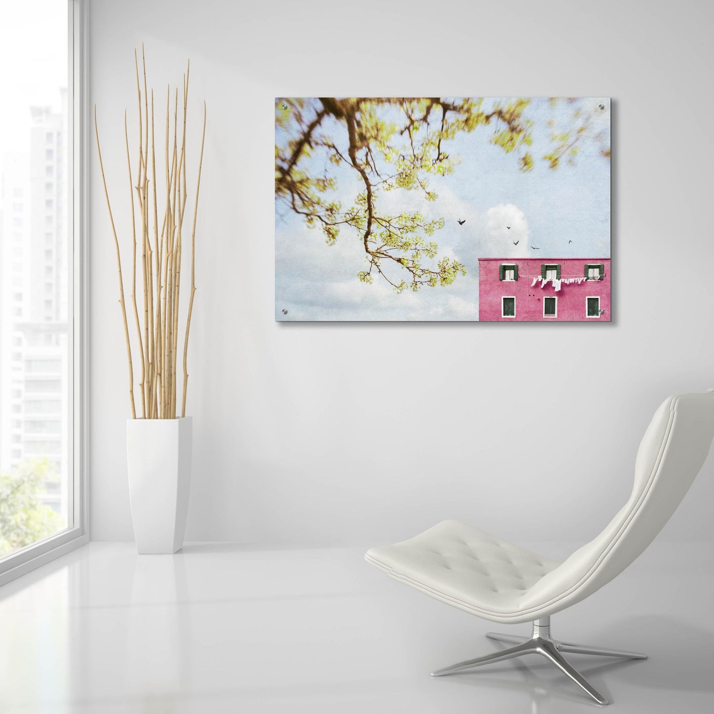 Epic Art ' Spring in Italy' by Brooke T. Ryan, Acrylic Glass Wall Art,36x24