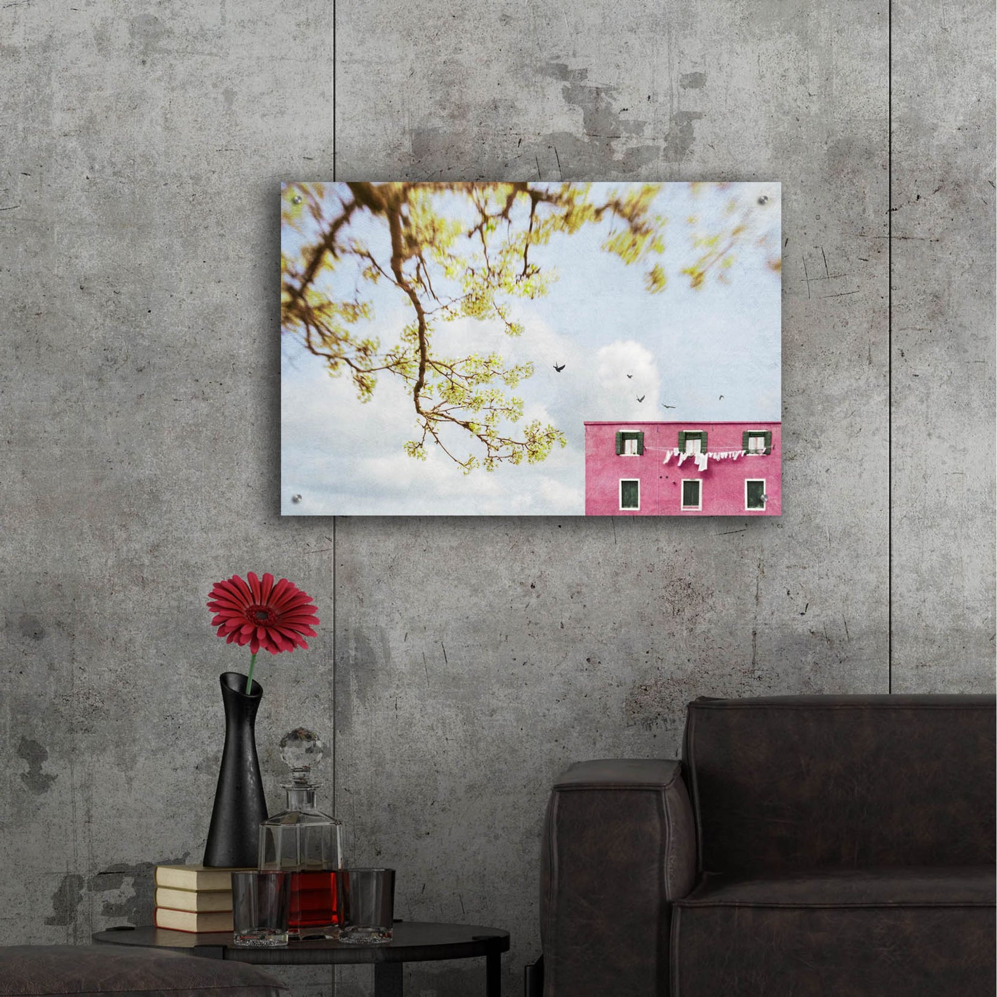 Epic Art ' Spring in Italy' by Brooke T. Ryan, Acrylic Glass Wall Art,36x24