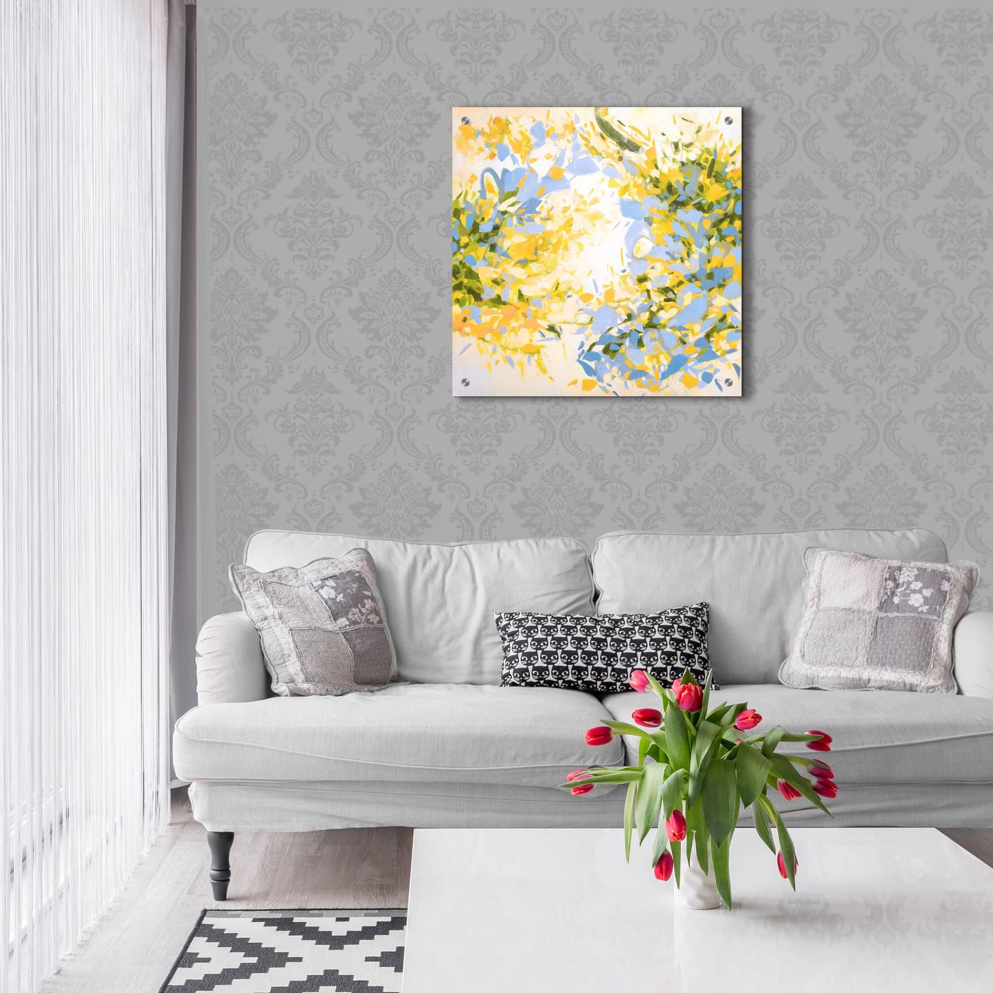 Epic Art ' Spring Bliss' by Cameron Schmitz, Acrylic Glass Wall Art,24x24