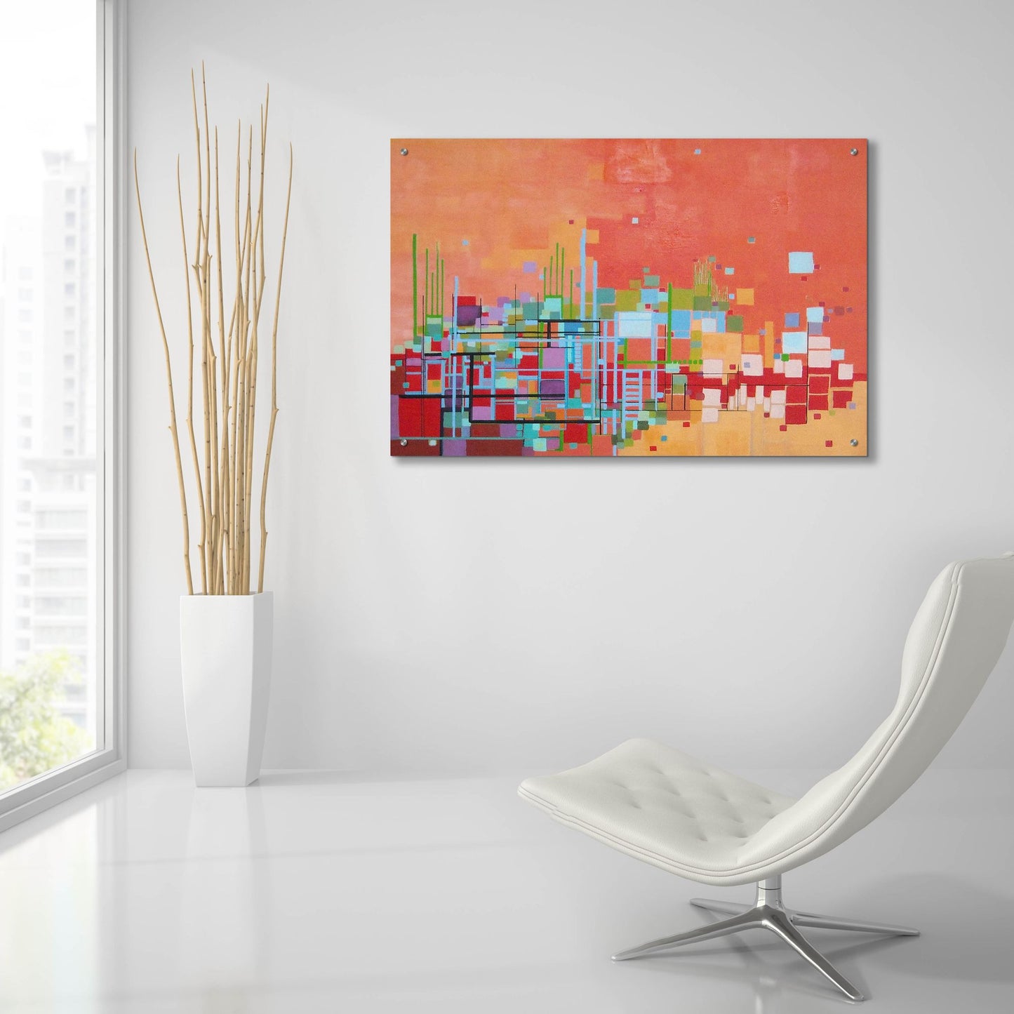 Epic Art ' Beach Party' by Carol Joy Shannon, Acrylic Glass Wall Art,36x24