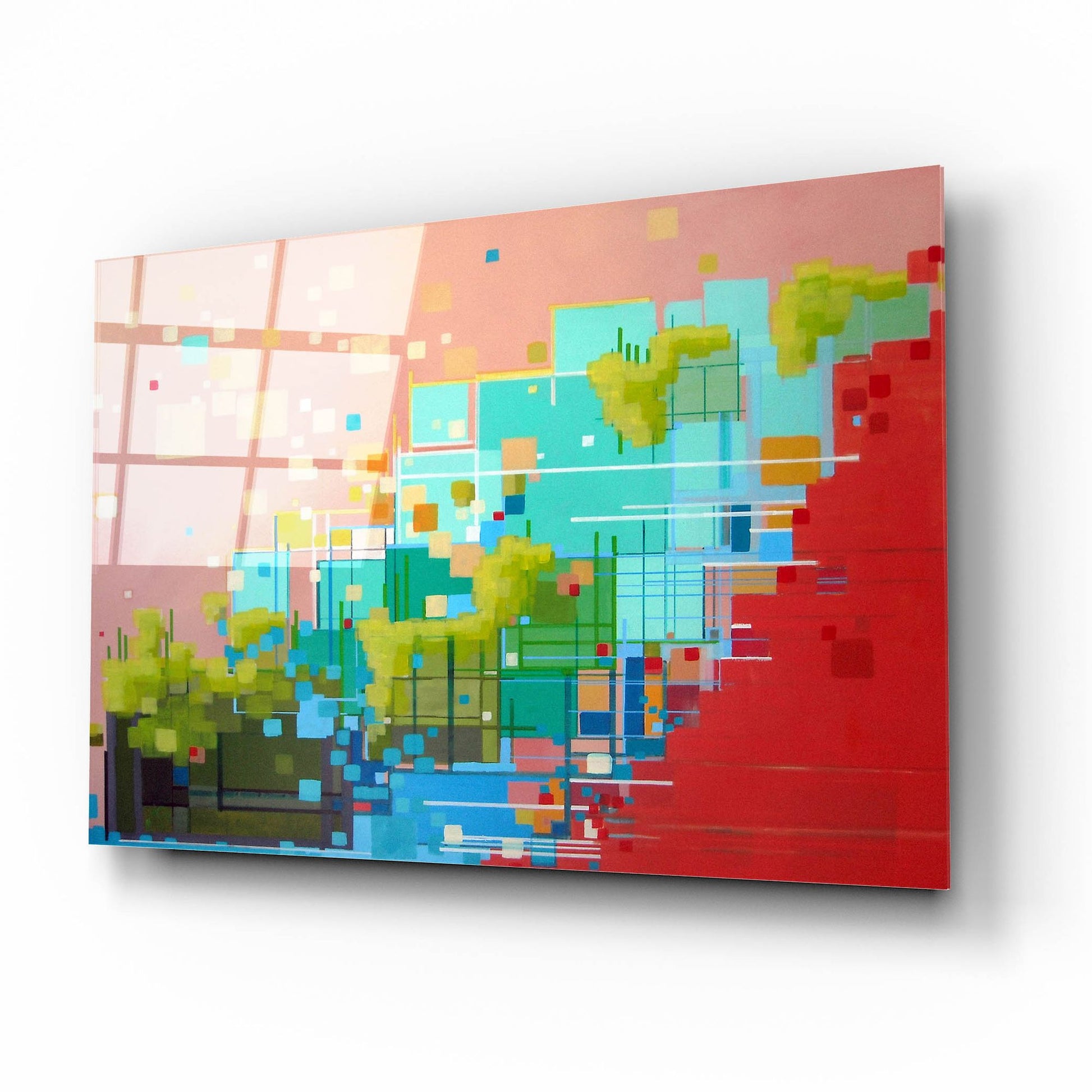 Epic Art ' Sunrise' by Carol Joy Shannon, Acrylic Glass Wall Art,16x12