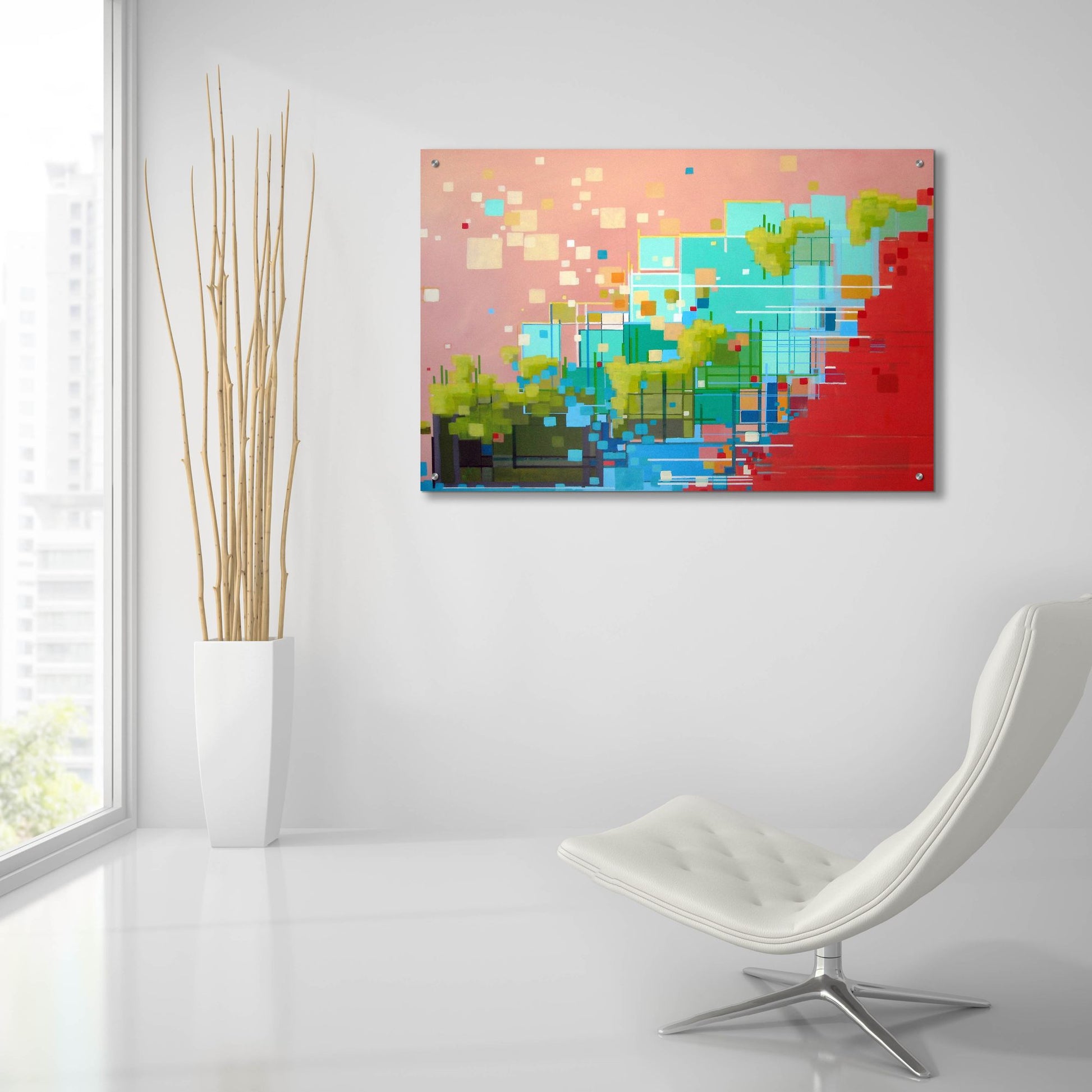 Epic Art ' Sunrise' by Carol Joy Shannon, Acrylic Glass Wall Art,36x24