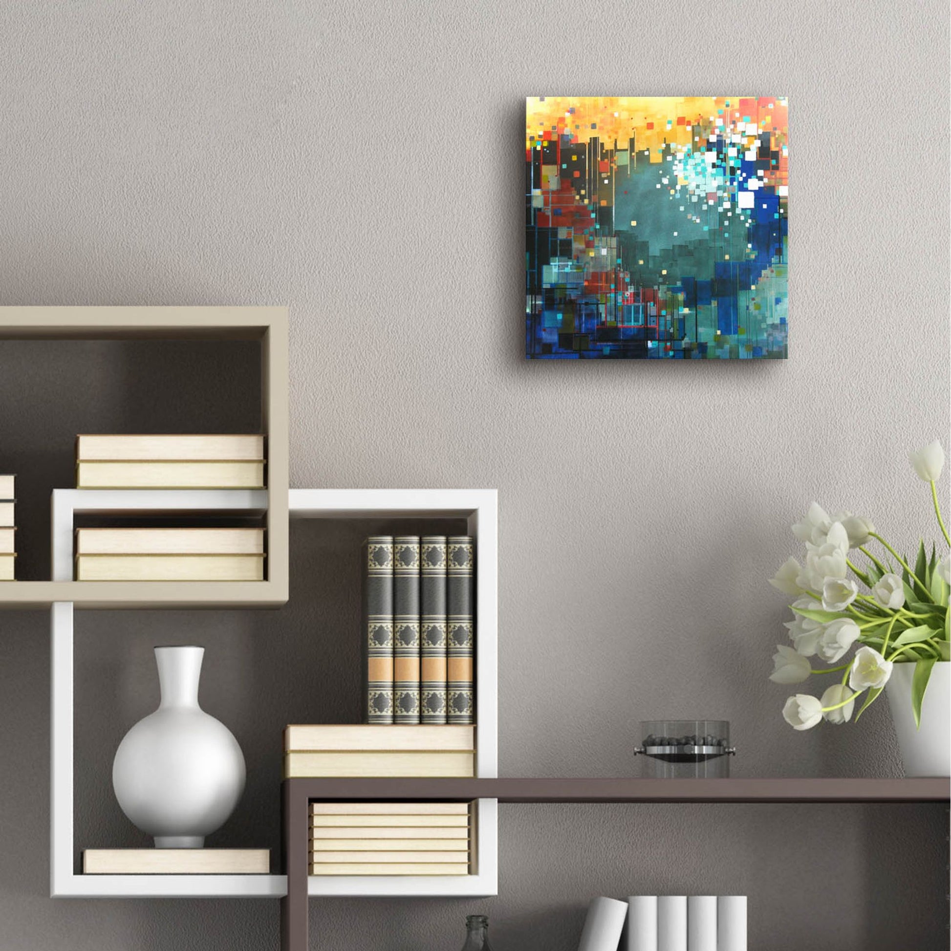 Epic Art ' The Color of Hope' by Carol Joy Shannon, Acrylic Glass Wall Art,12x12