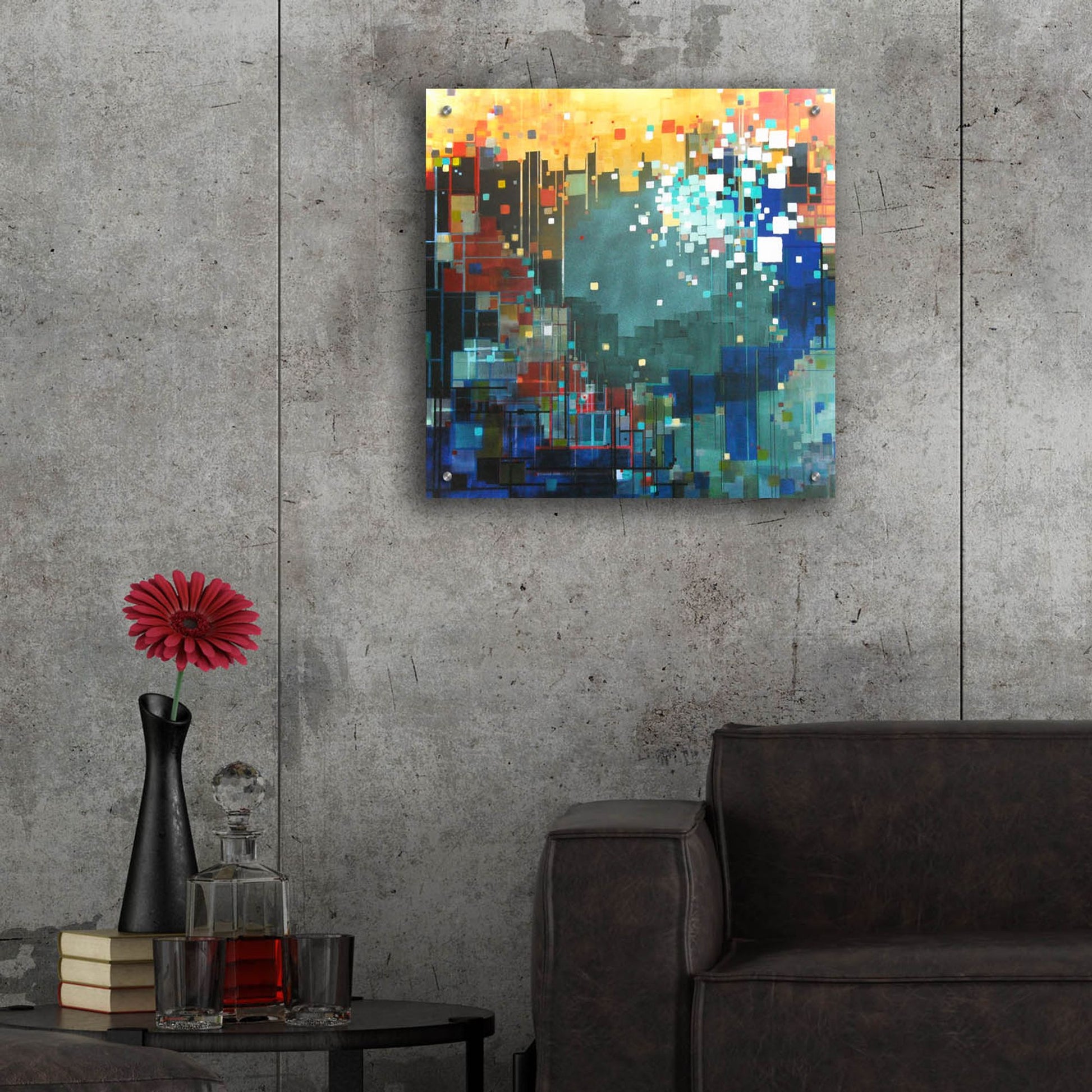 Epic Art ' The Color of Hope' by Carol Joy Shannon, Acrylic Glass Wall Art,24x24