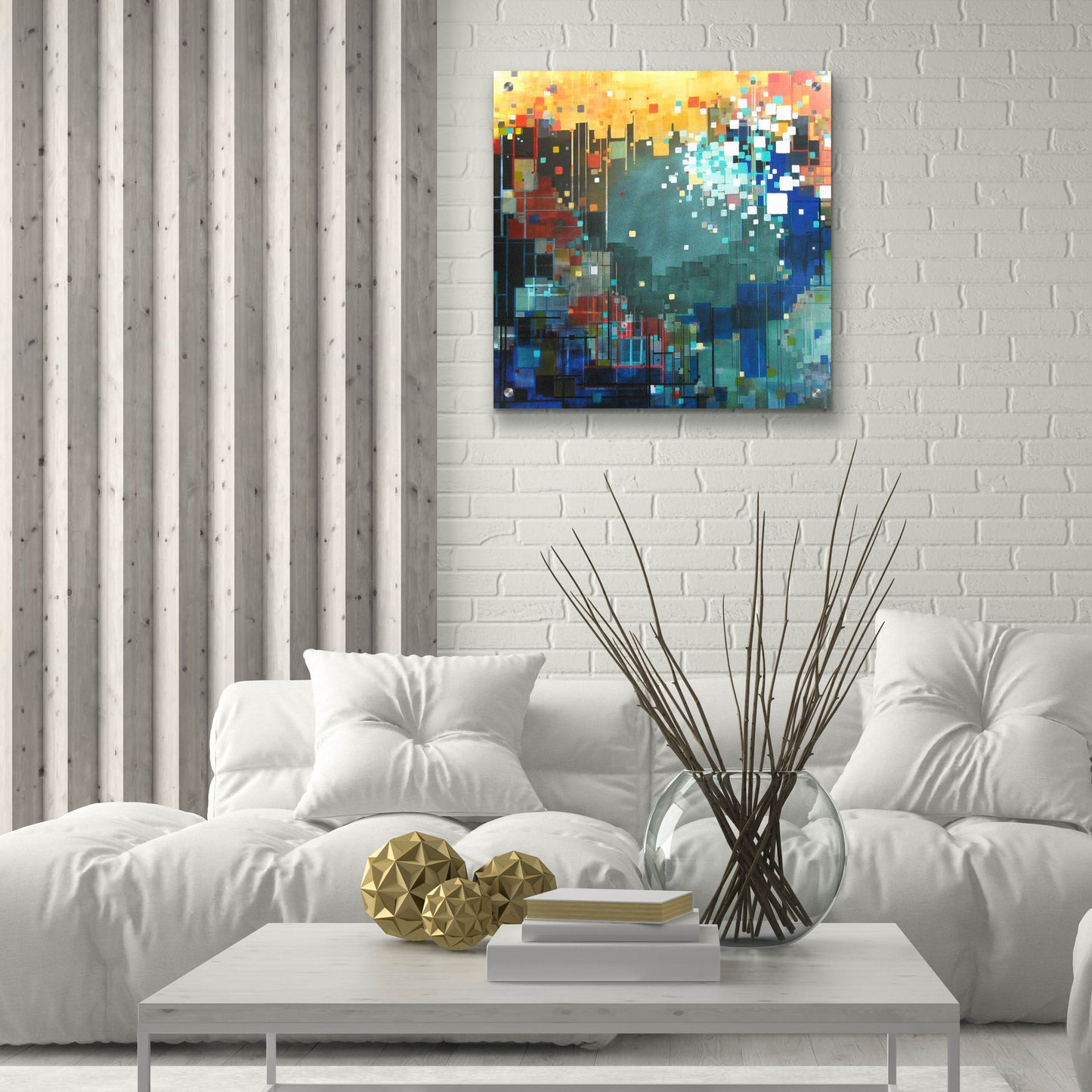 Epic Art ' The Color of Hope' by Carol Joy Shannon, Acrylic Glass Wall Art,24x24