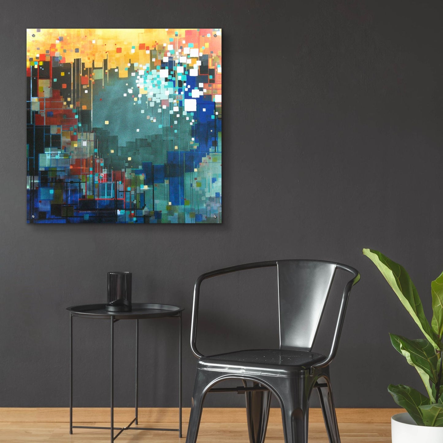 Epic Art ' The Color of Hope' by Carol Joy Shannon, Acrylic Glass Wall Art,36x36