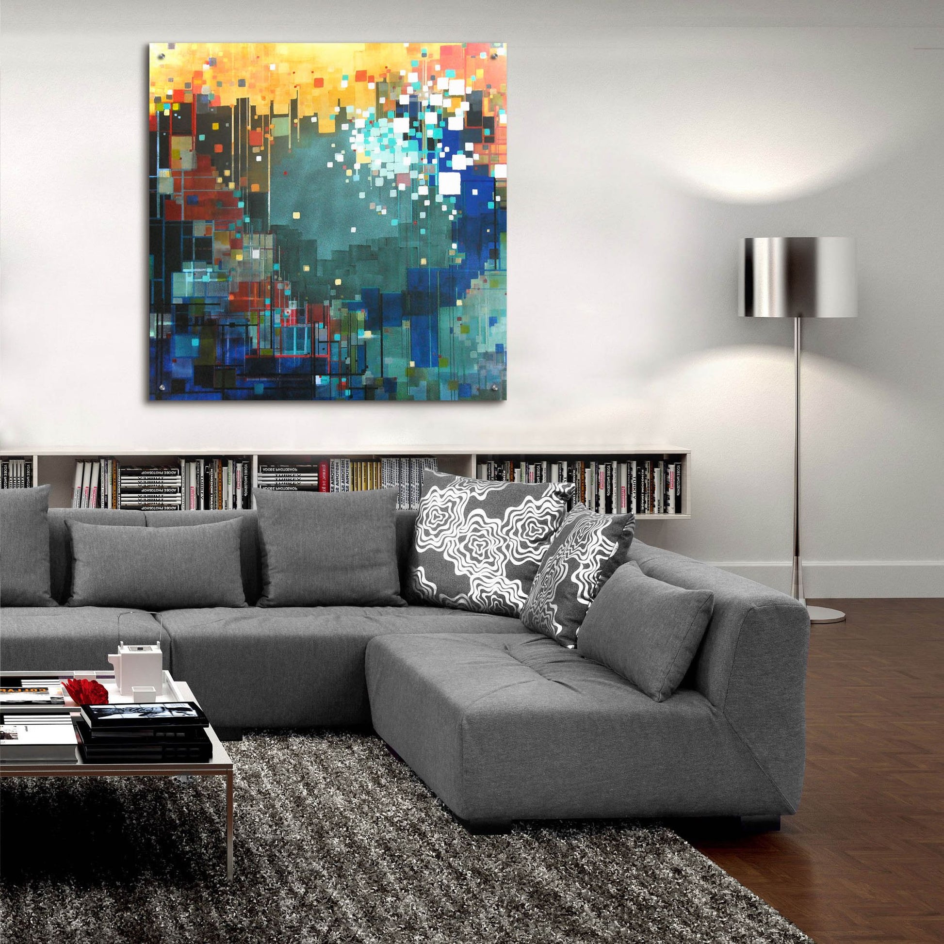 Epic Art ' The Color of Hope' by Carol Joy Shannon, Acrylic Glass Wall Art,36x36