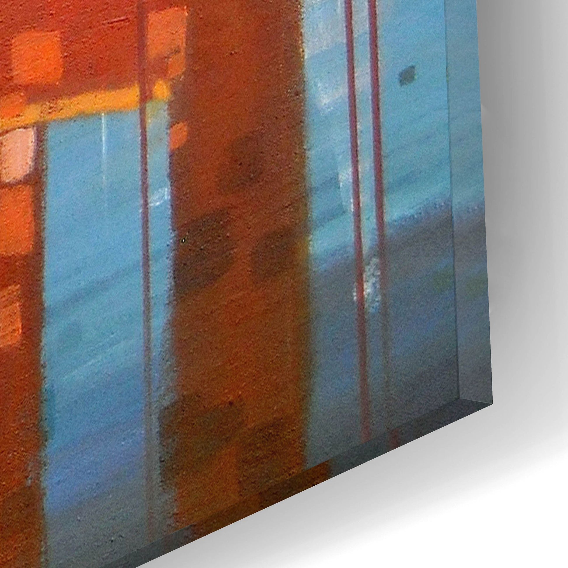 Epic Art ' Twilight San Francisco' by Carol Joy Shannon, Acrylic Glass Wall Art,16x12