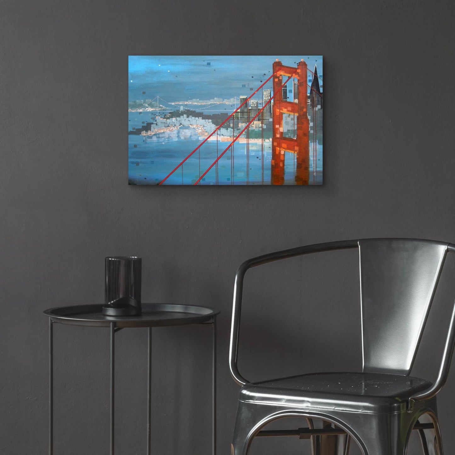 Epic Art ' Twilight San Francisco' by Carol Joy Shannon, Acrylic Glass Wall Art,24x16