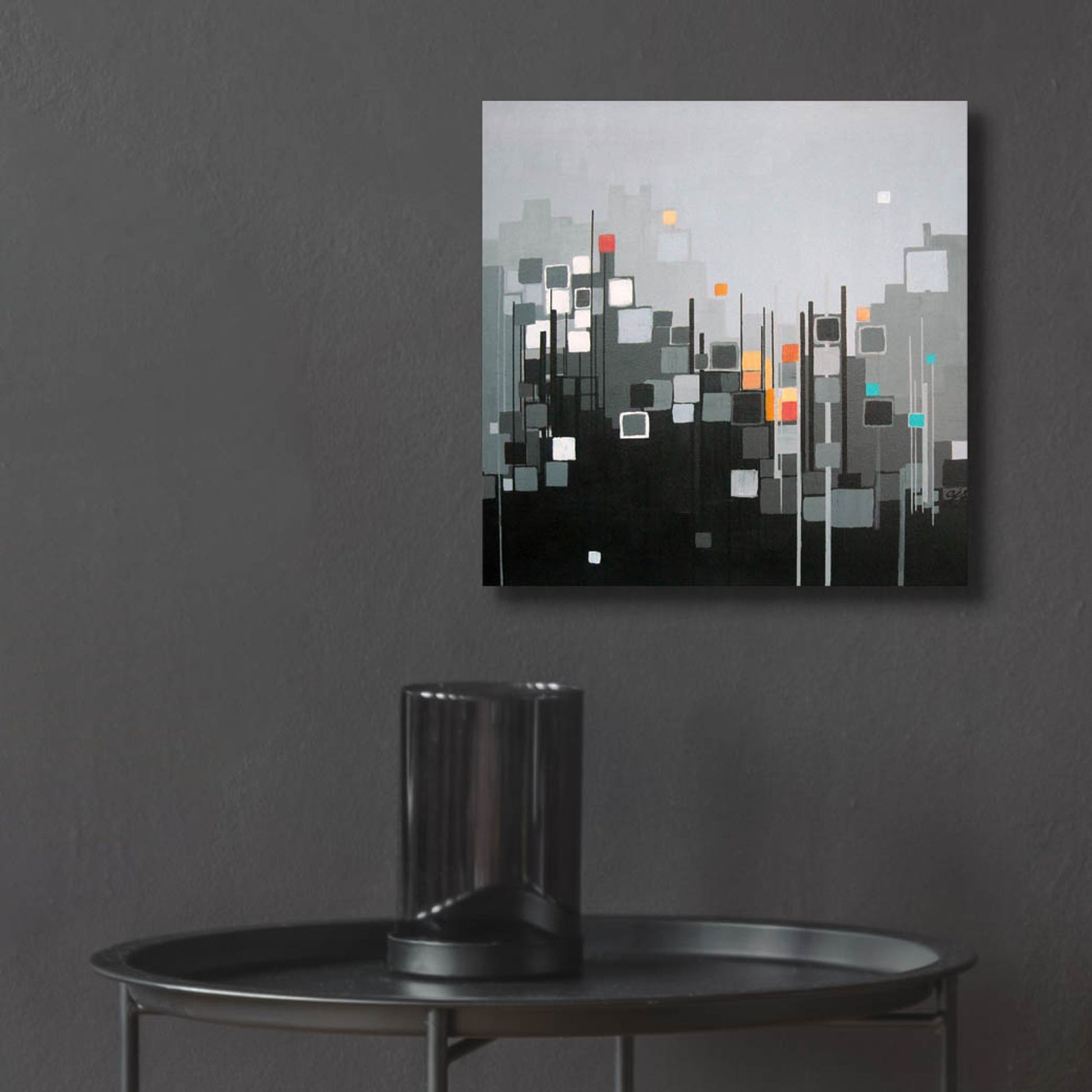 Epic Art ' Monochrome XII' by Carol Joy Shannon, Acrylic Glass Wall Art,12x12