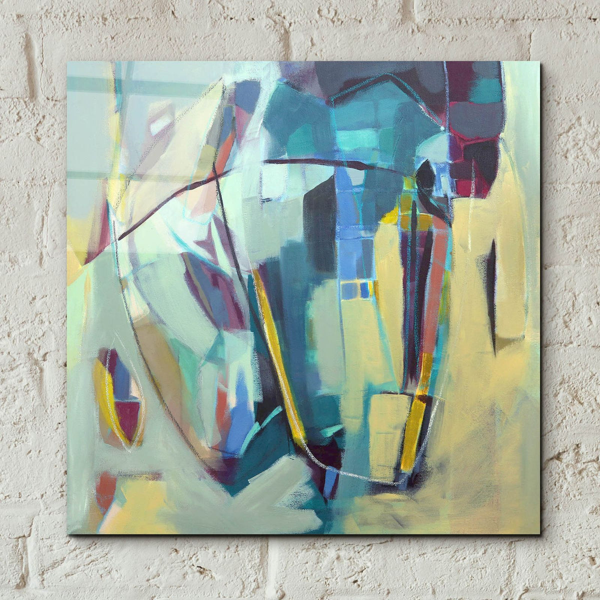 Beyond Personal Truth by Caroline Rufo - 12x12 acrylic wall art in a room