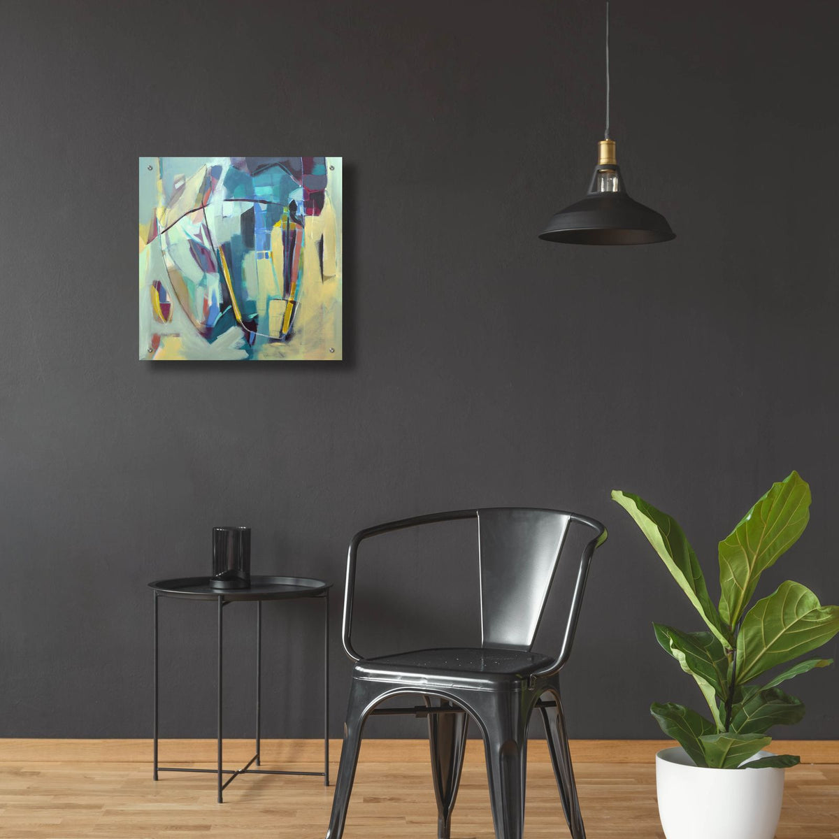 Beyond Personal Truth by Caroline Rufo - 24x24 acrylic wall art in a room