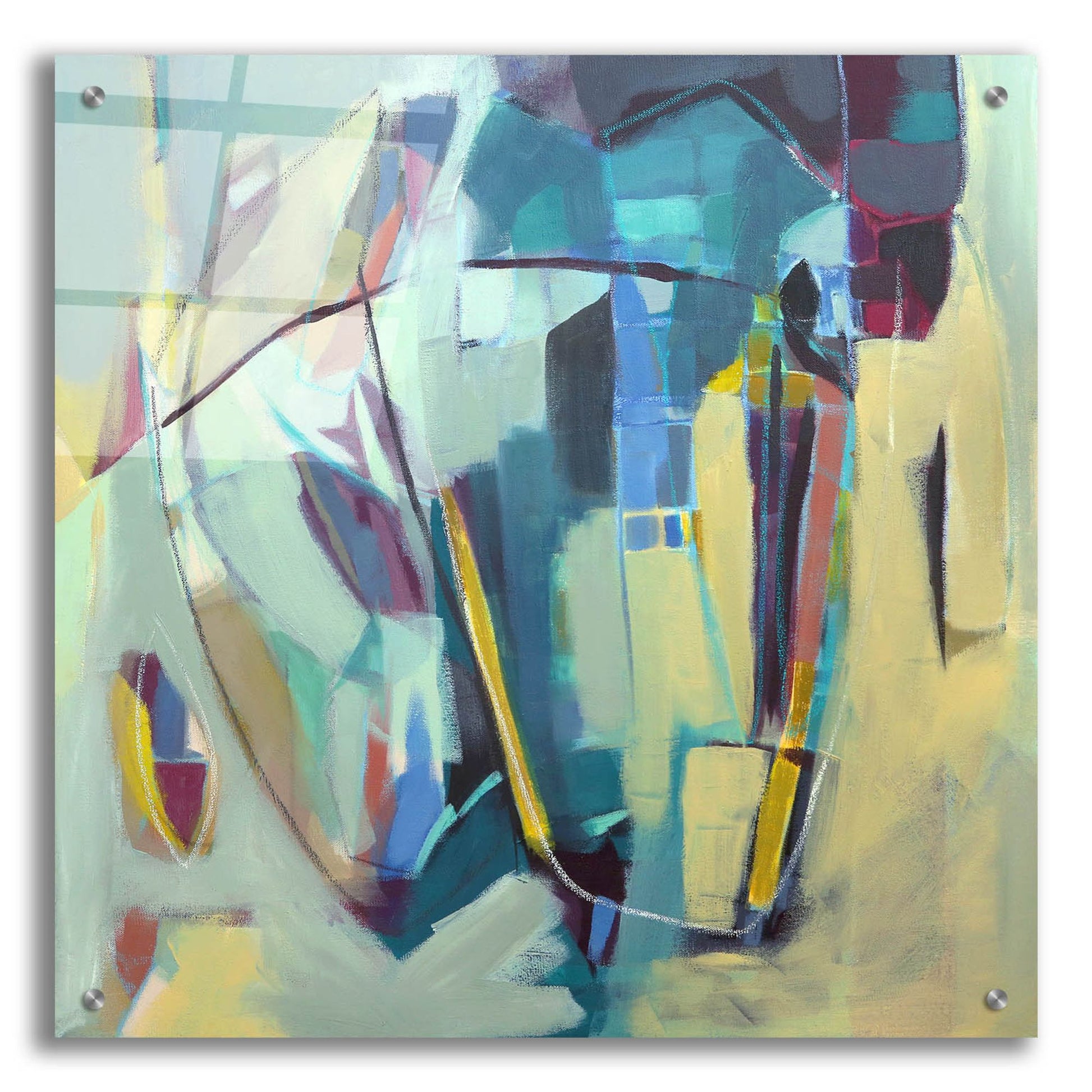 Epic Art ' Beyond Personal Truth' by Caroline Rufo, Acrylic Glass Wall Art,24x24