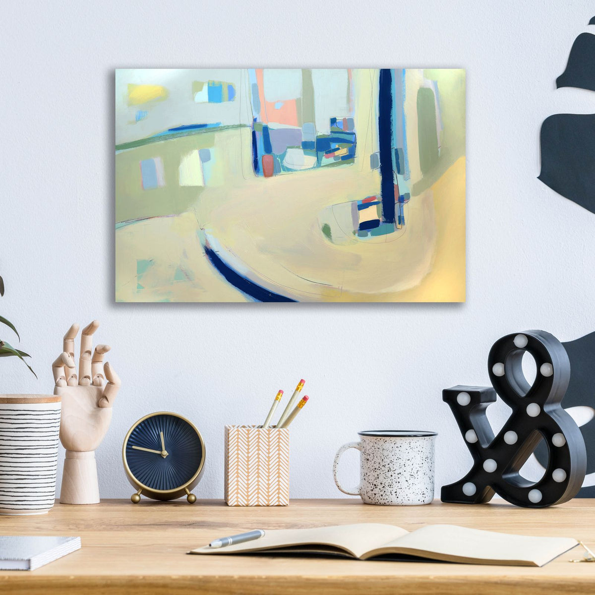 From Above by Caroline Rufo - 16x12 acrylic wall art in a room