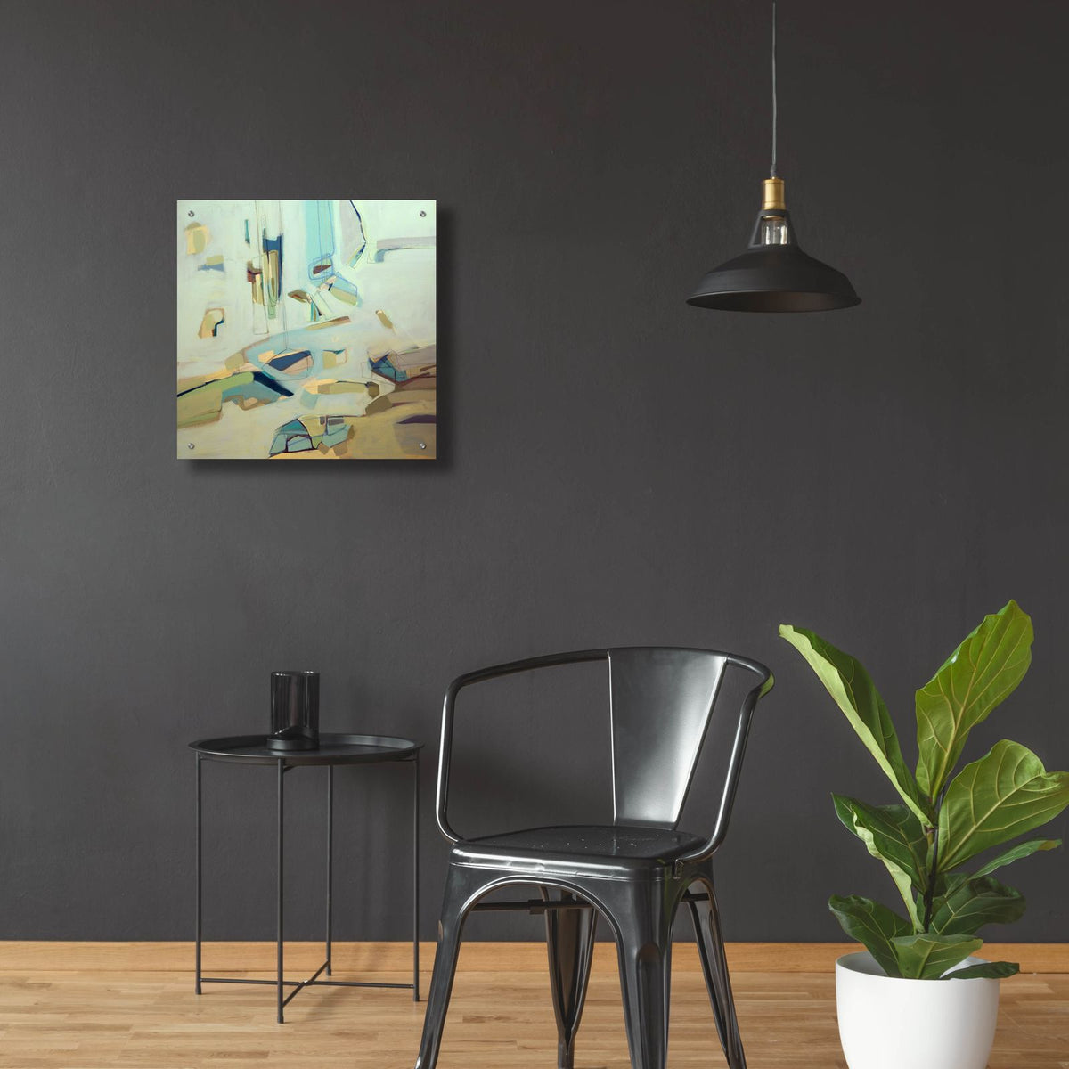 What Can I Give by Caroline Rufo - 24x24 acrylic wall art in a room