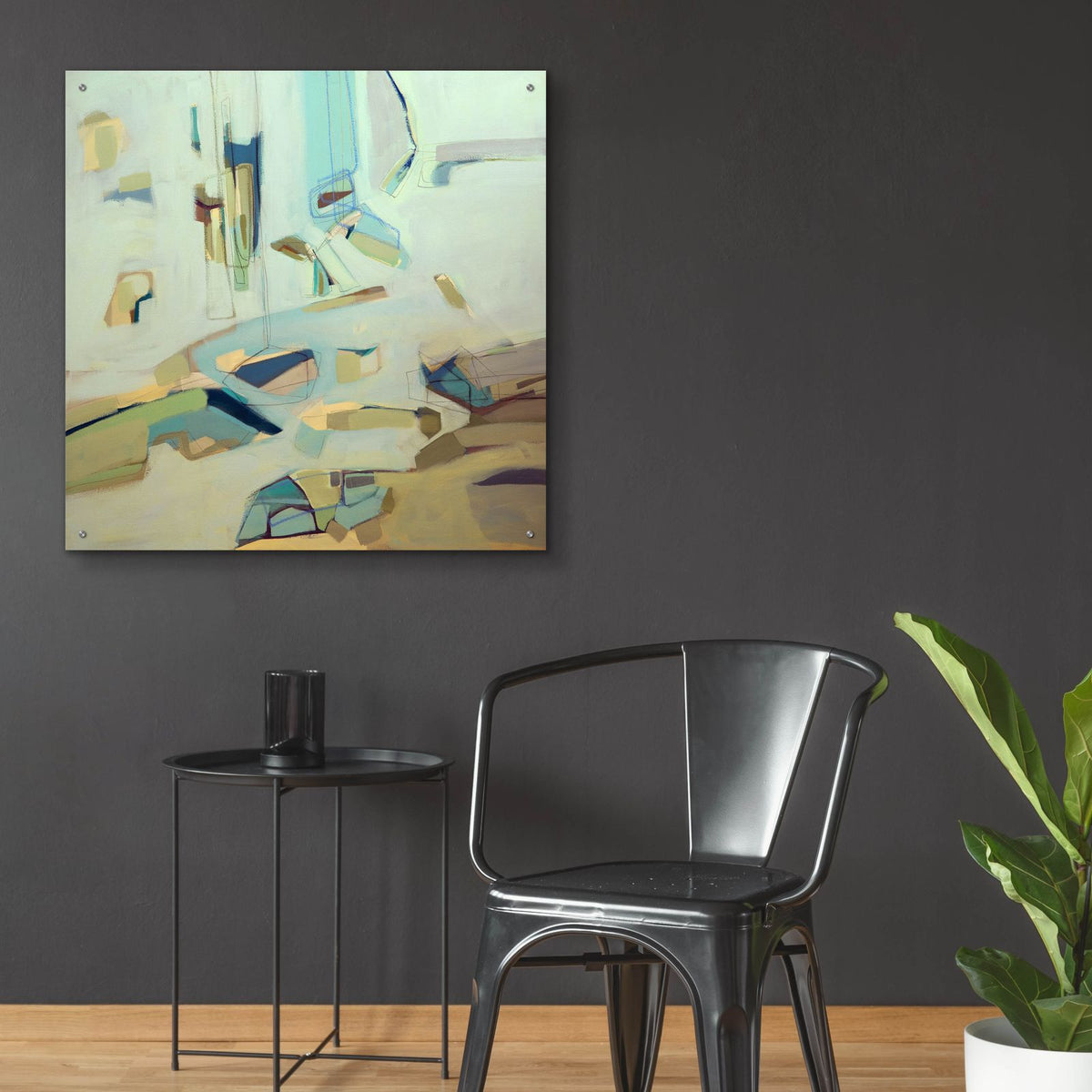 What Can I Give by Caroline Rufo - 36x36 acrylic wall art in a room