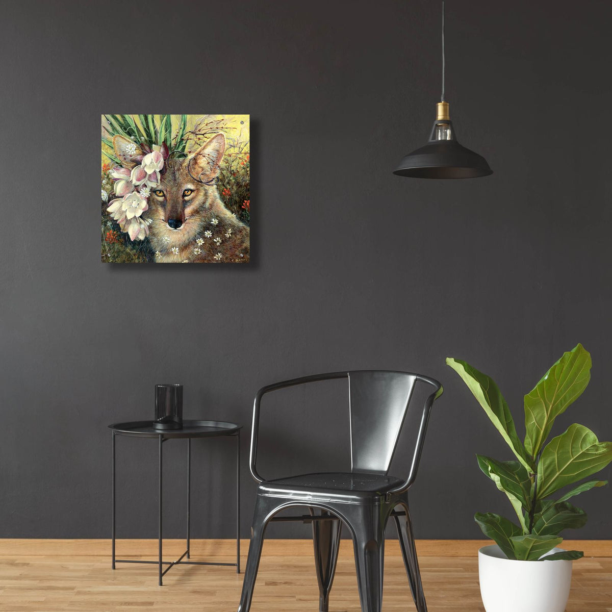 Death Valley Beauty by Carolyn Schmitz - 24x24 acrylic wall art in a room