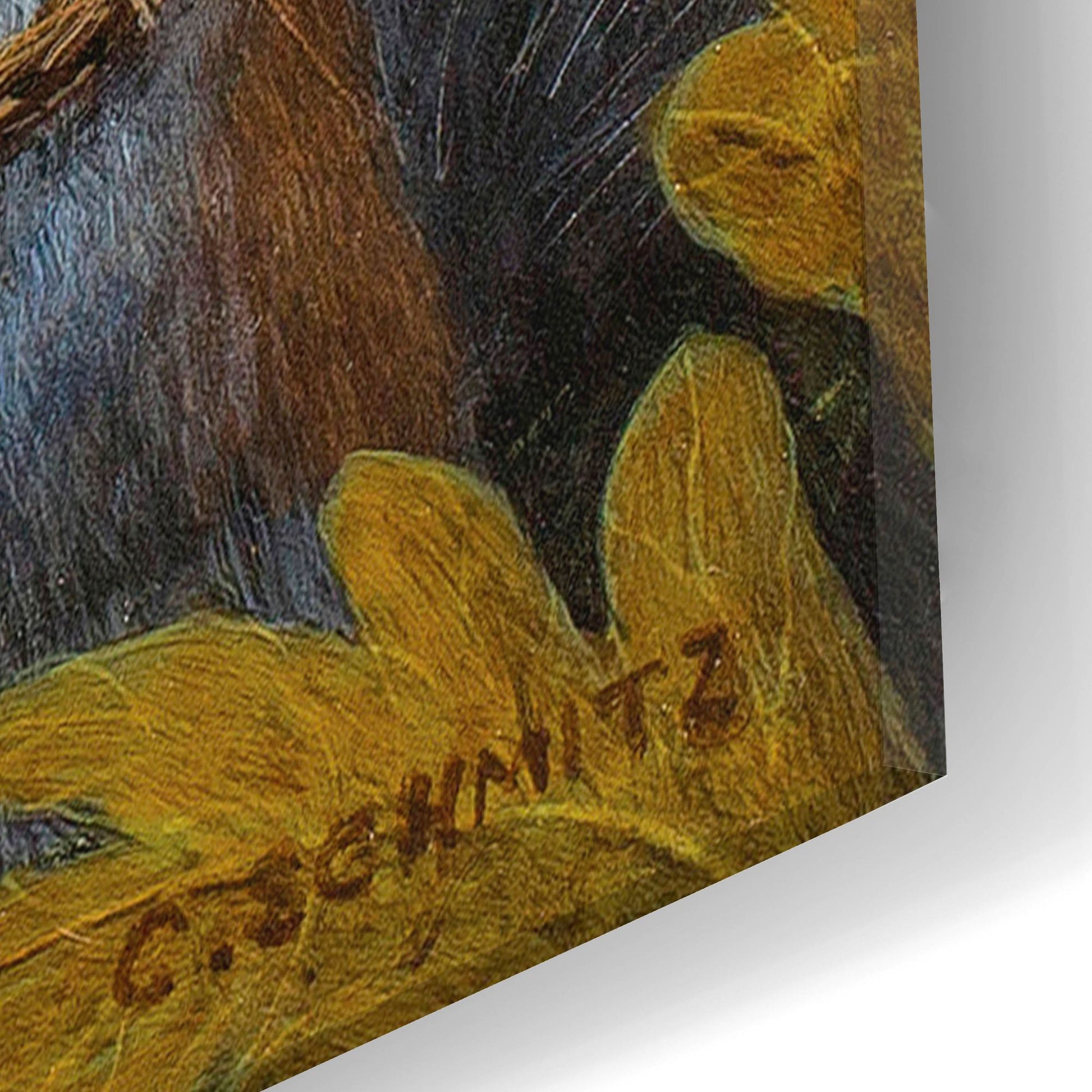 Epic Art ' The Squirrel's Dream' by Carolyn Schmitz, Acrylic Glass Wall Art,16x24