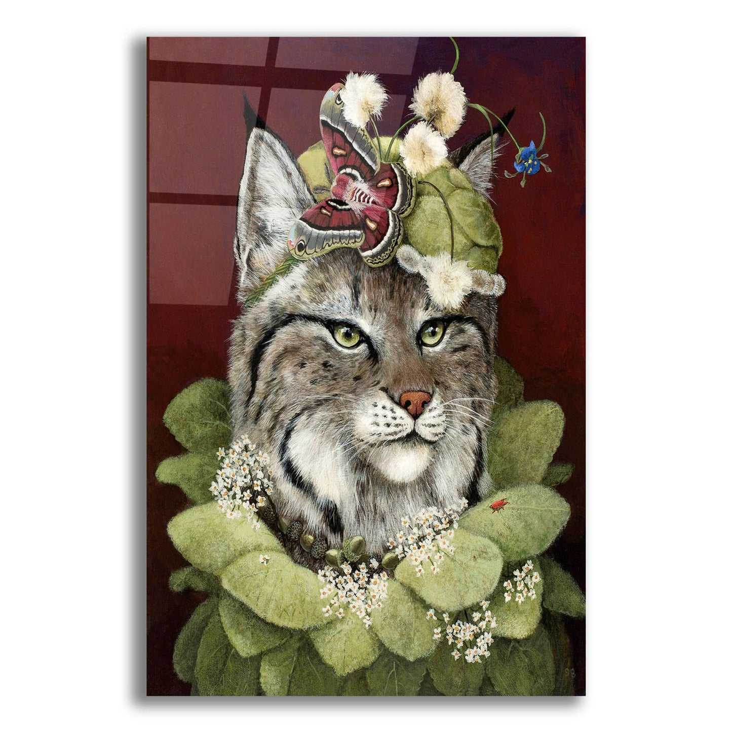 Epic Art ' Forest Ruff' by Carolyn Schmitz, Acrylic Glass Wall Art,12x16