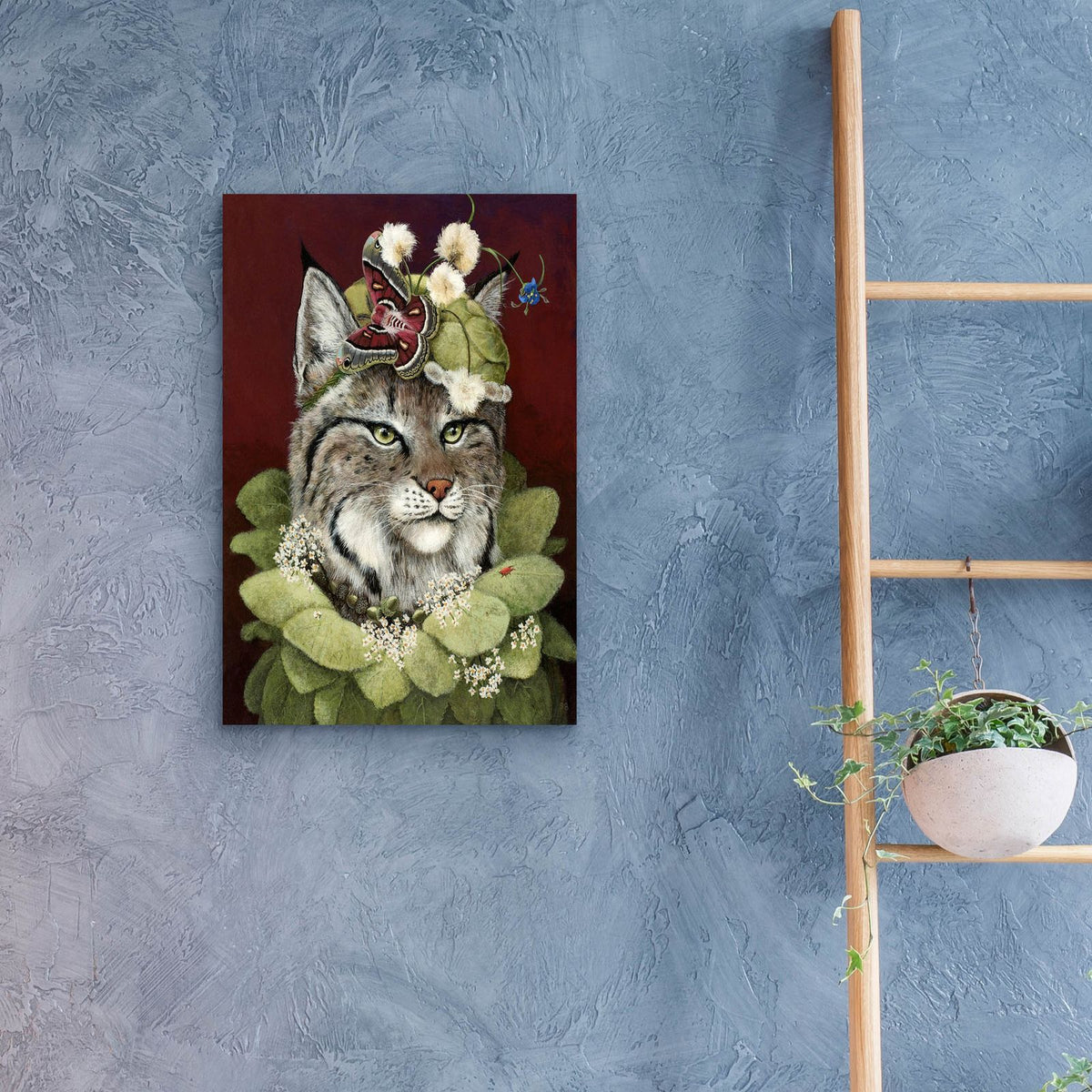 Forest Ruff by Carolyn Schmitz - 16x24 acrylic wall art in a room