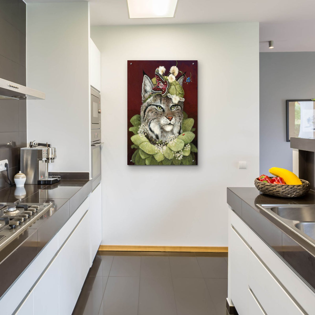 Forest Ruff by Carolyn Schmitz - 24x36 acrylic wall art in a room