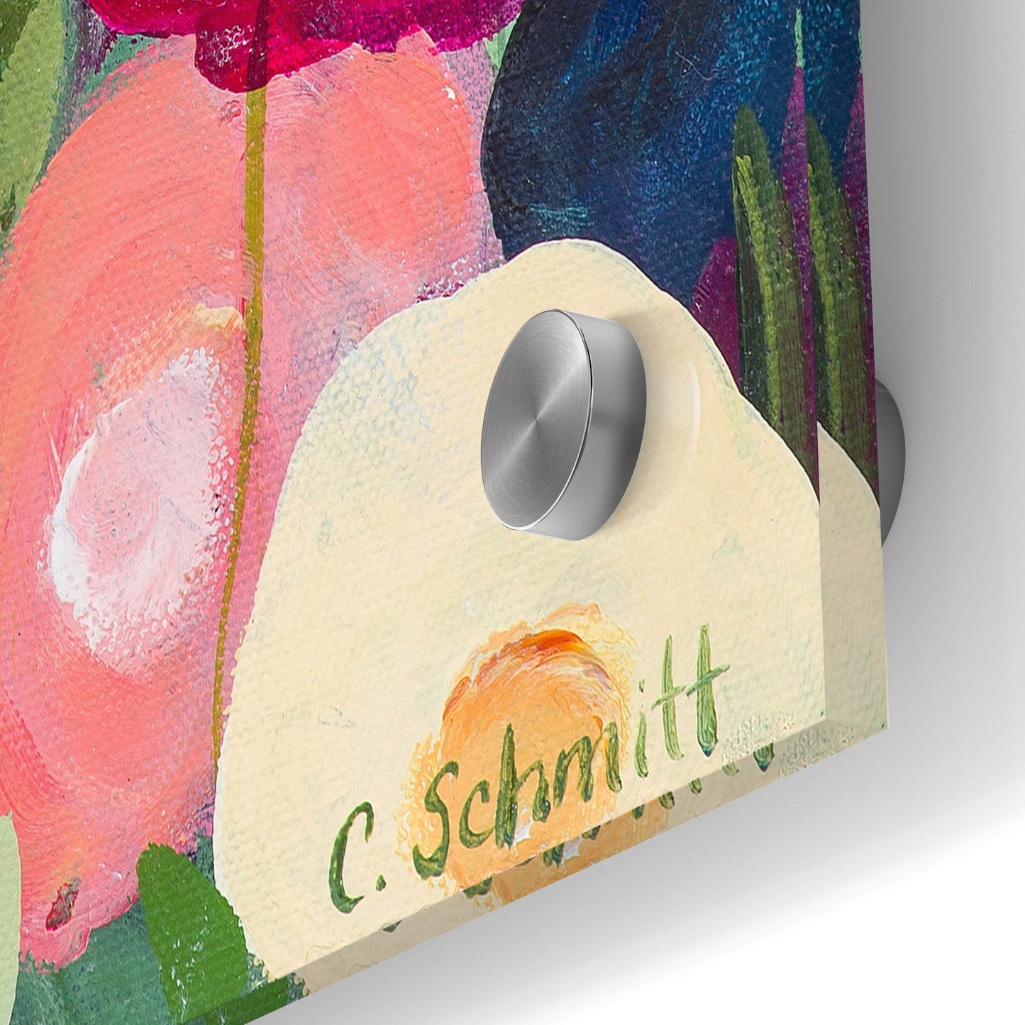 Epic Art ' Night Garden' by Carrie Schmitt, Acrylic Glass Wall Art,24x36