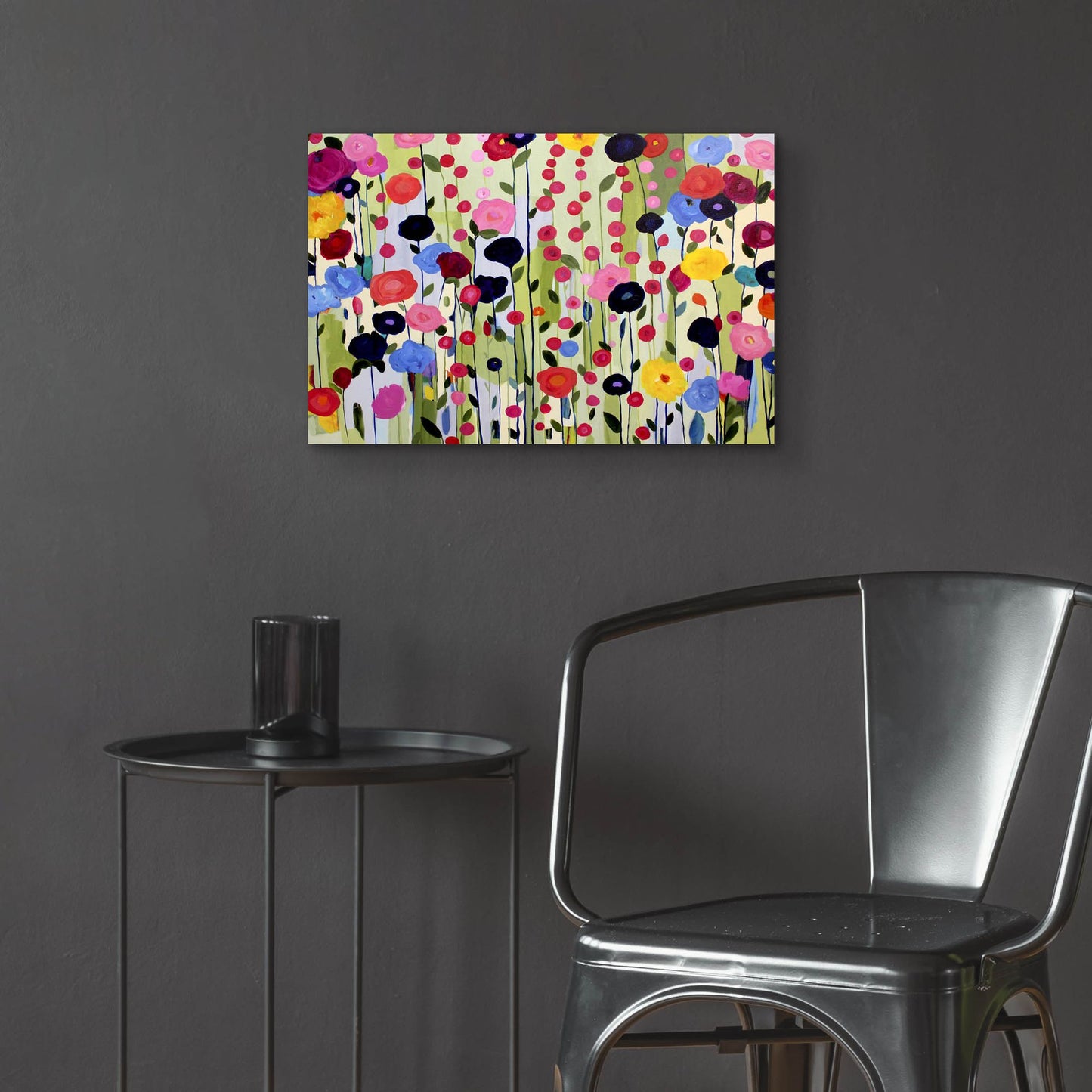 Epic Art ' She Found a Place to Bloom' by Carrie Schmitt, Acrylic Glass Wall Art,24x16